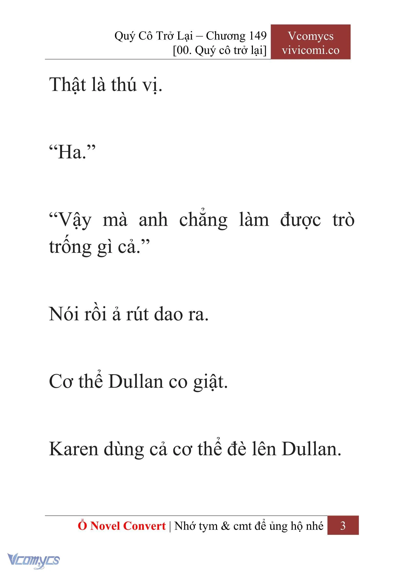 [Novel] Quý Cô Trở Lại Chapter  149 - 5