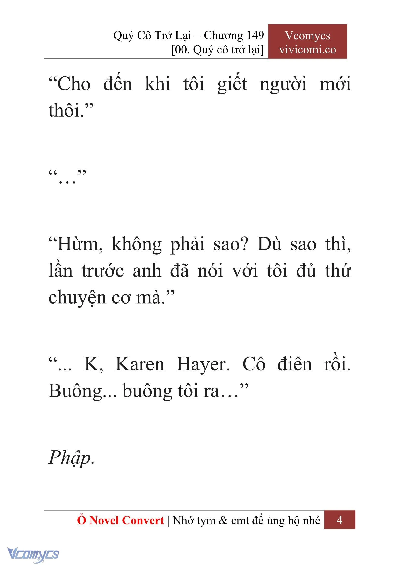 [Novel] Quý Cô Trở Lại Chapter  149 - 6