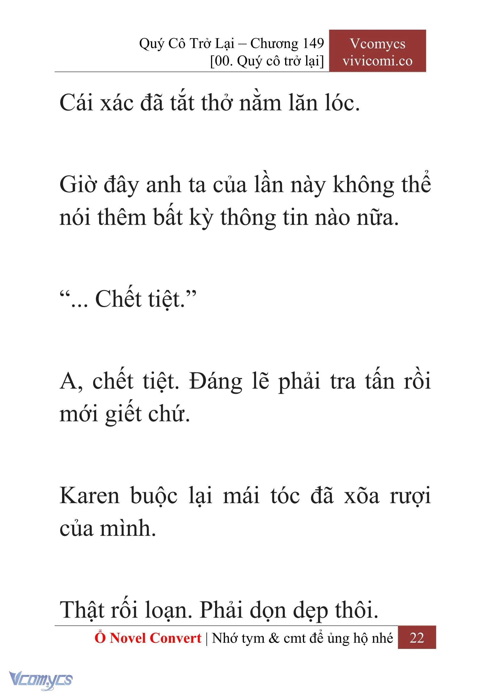 [Novel] Quý Cô Trở Lại Chapter  149 - 24