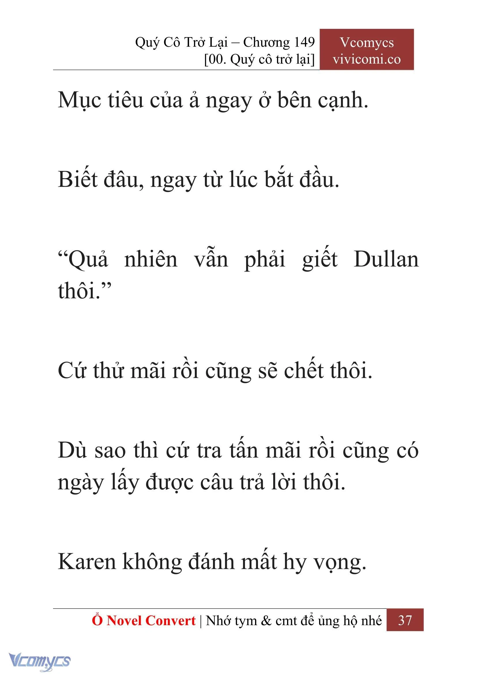 [Novel] Quý Cô Trở Lại Chapter  149 - 39