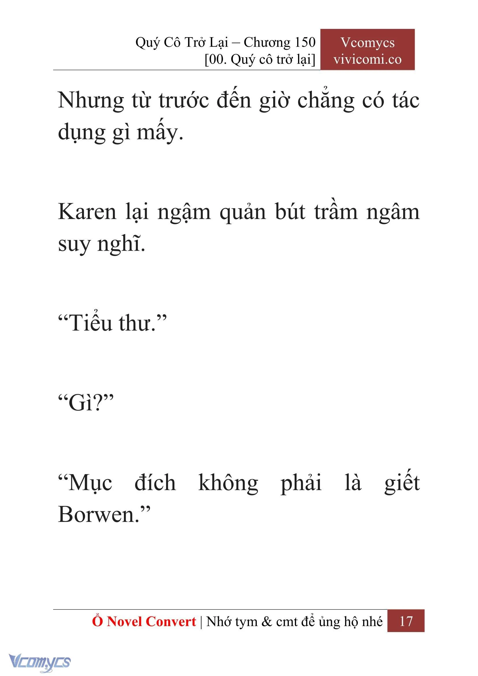[Novel] Quý Cô Trở Lại Chapter  150 - 19