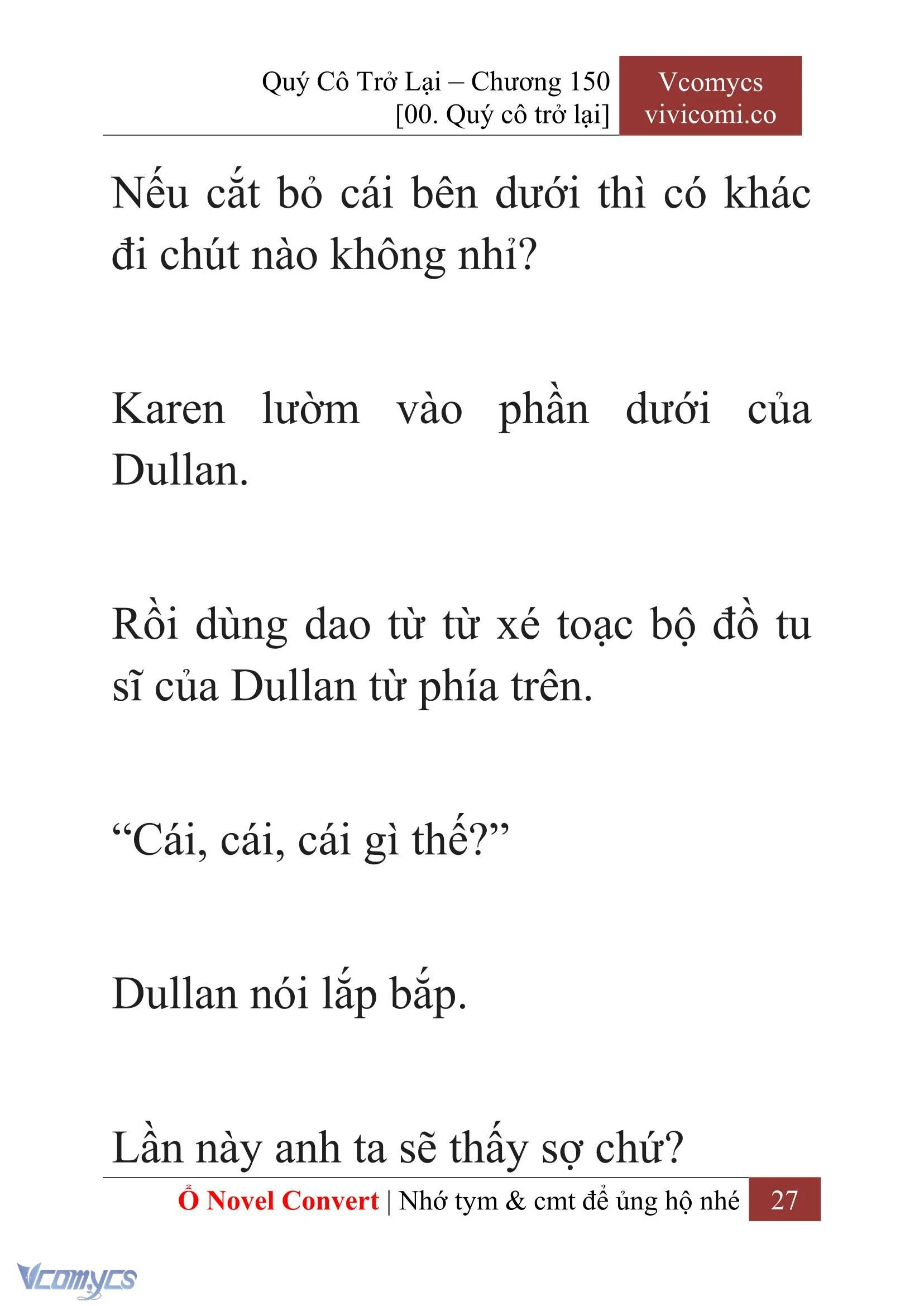 [Novel] Quý Cô Trở Lại Chapter  150 - 29