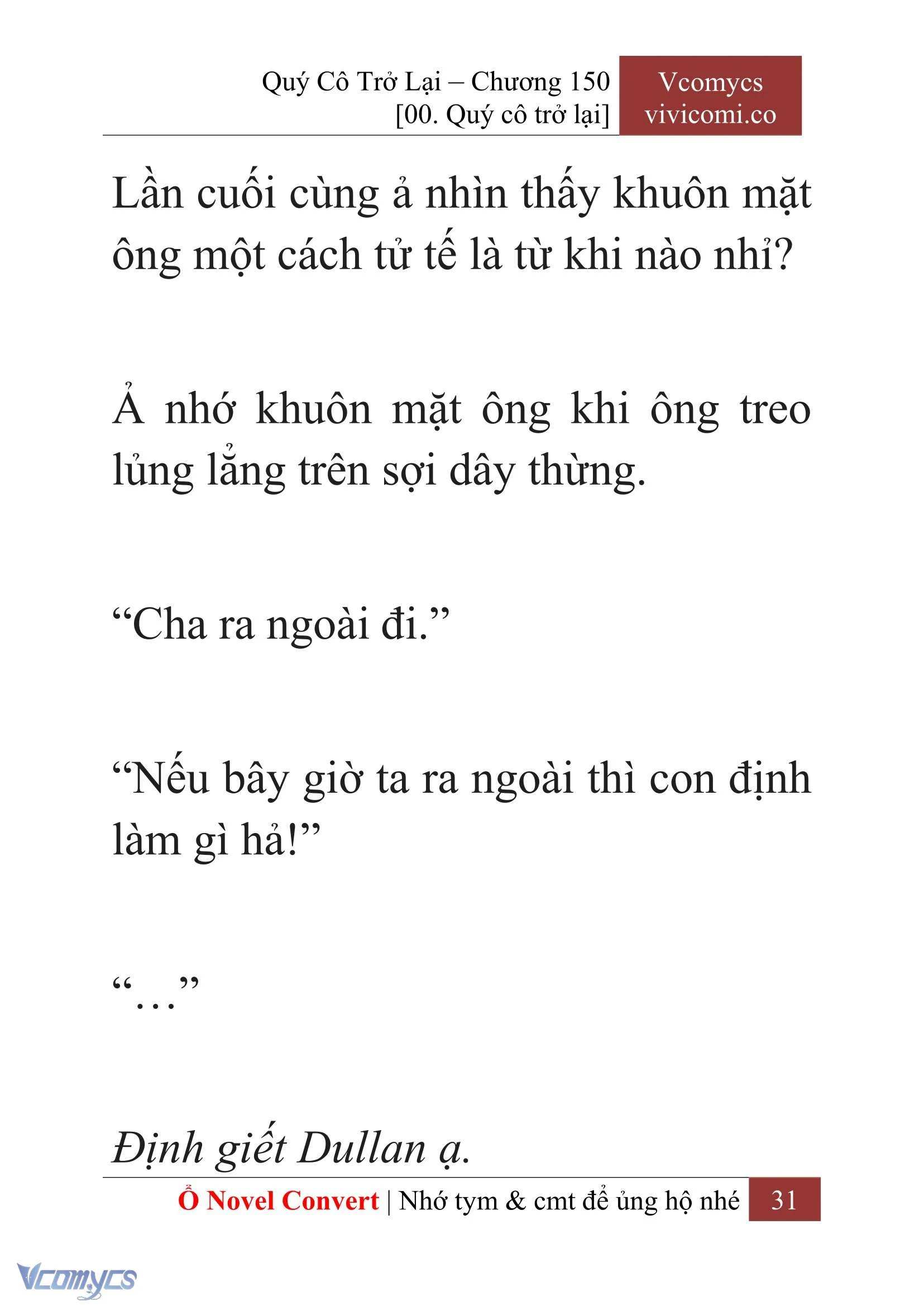 [Novel] Quý Cô Trở Lại Chapter  150 - 33