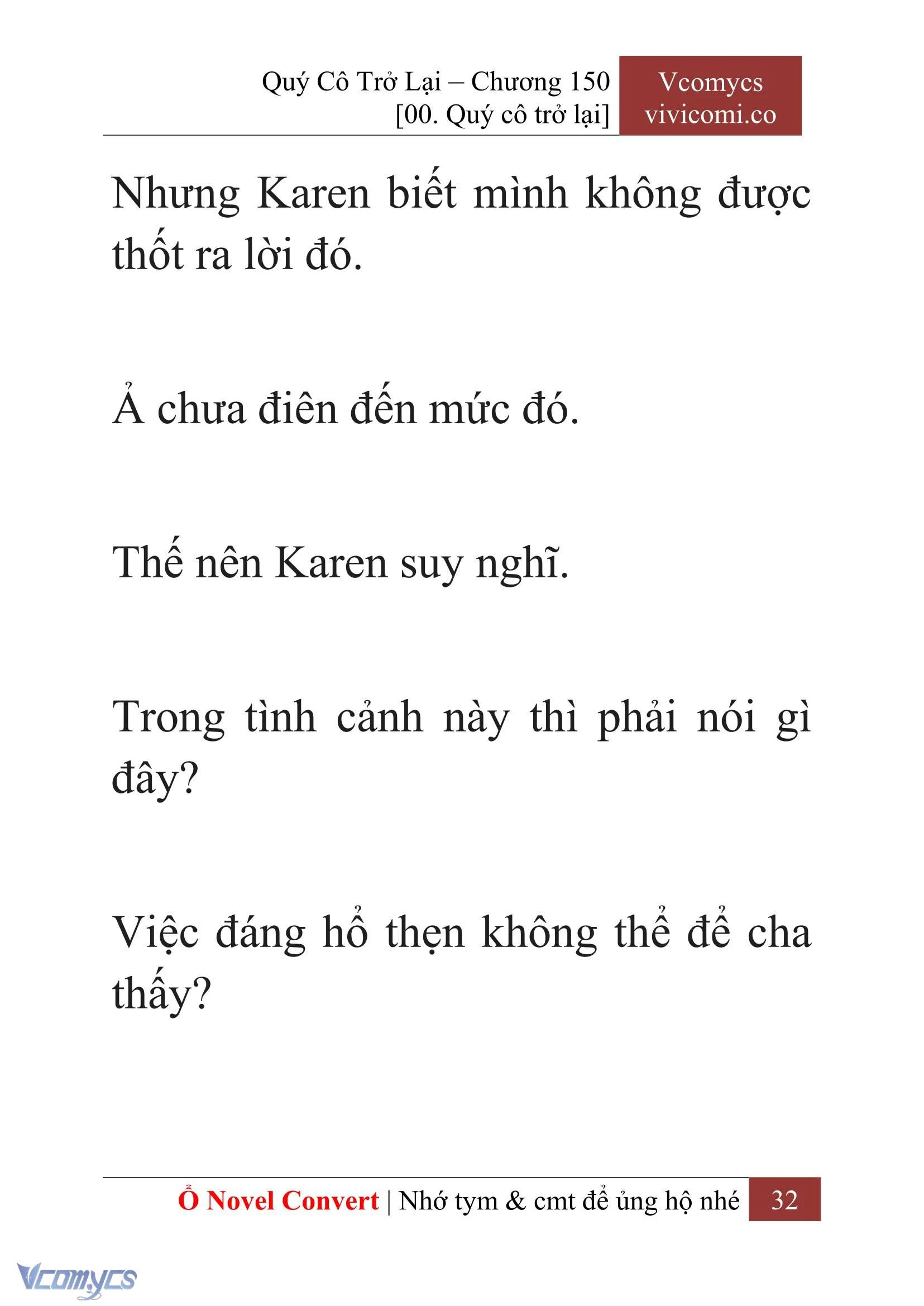[Novel] Quý Cô Trở Lại Chapter  150 - 34