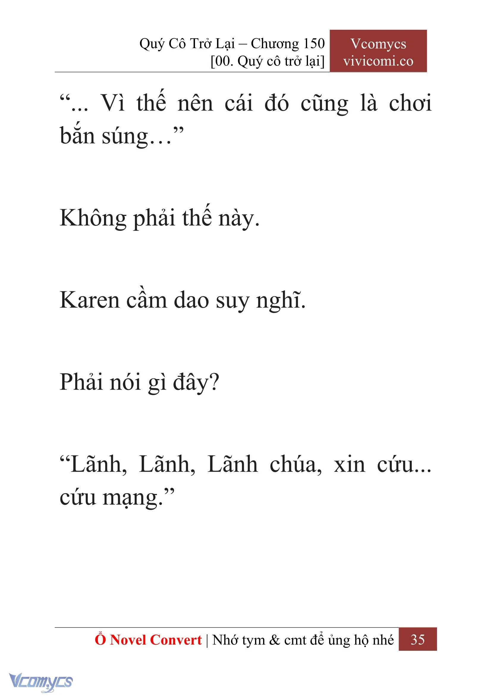 [Novel] Quý Cô Trở Lại Chapter  150 - 37