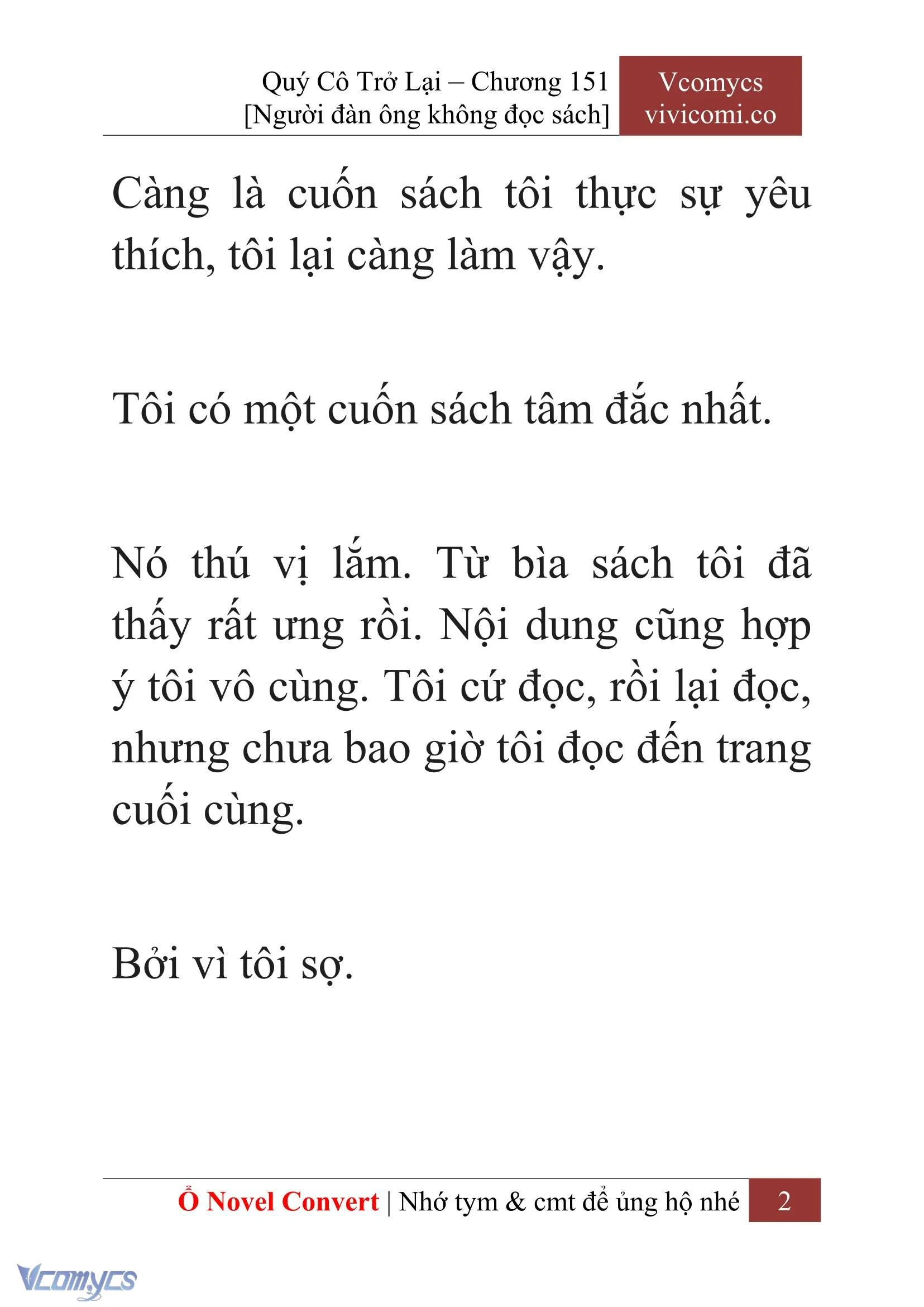 [Novel] Quý Cô Trở Lại Chapter  151 - 4