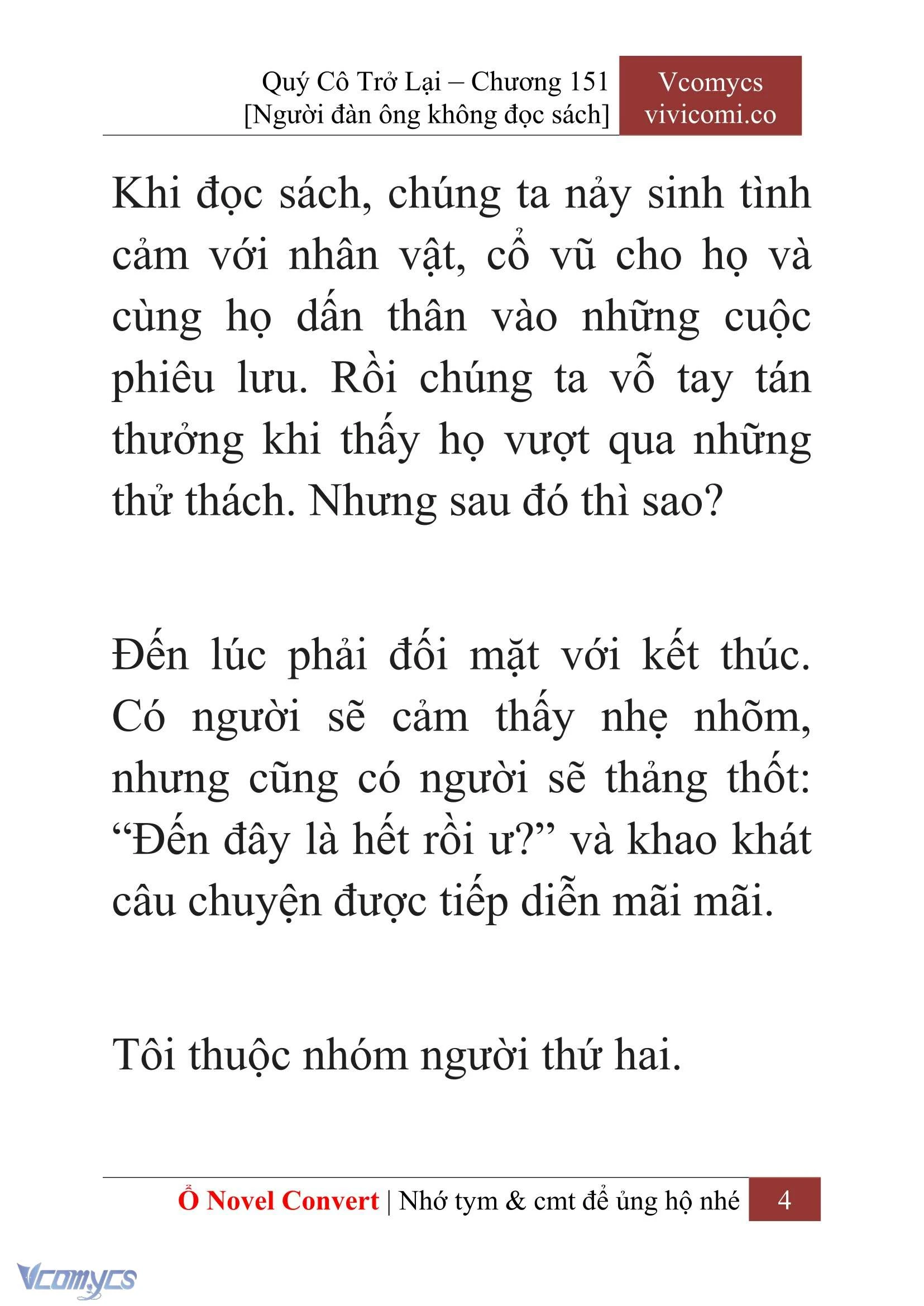 [Novel] Quý Cô Trở Lại Chapter  151 - 6