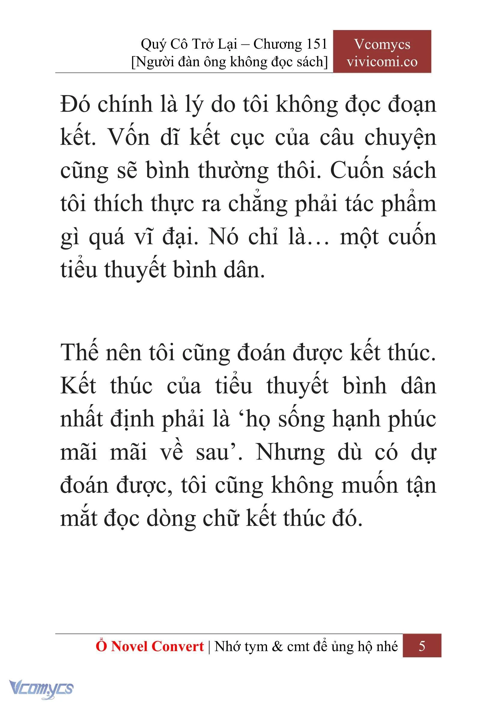[Novel] Quý Cô Trở Lại Chapter  151 - 7
