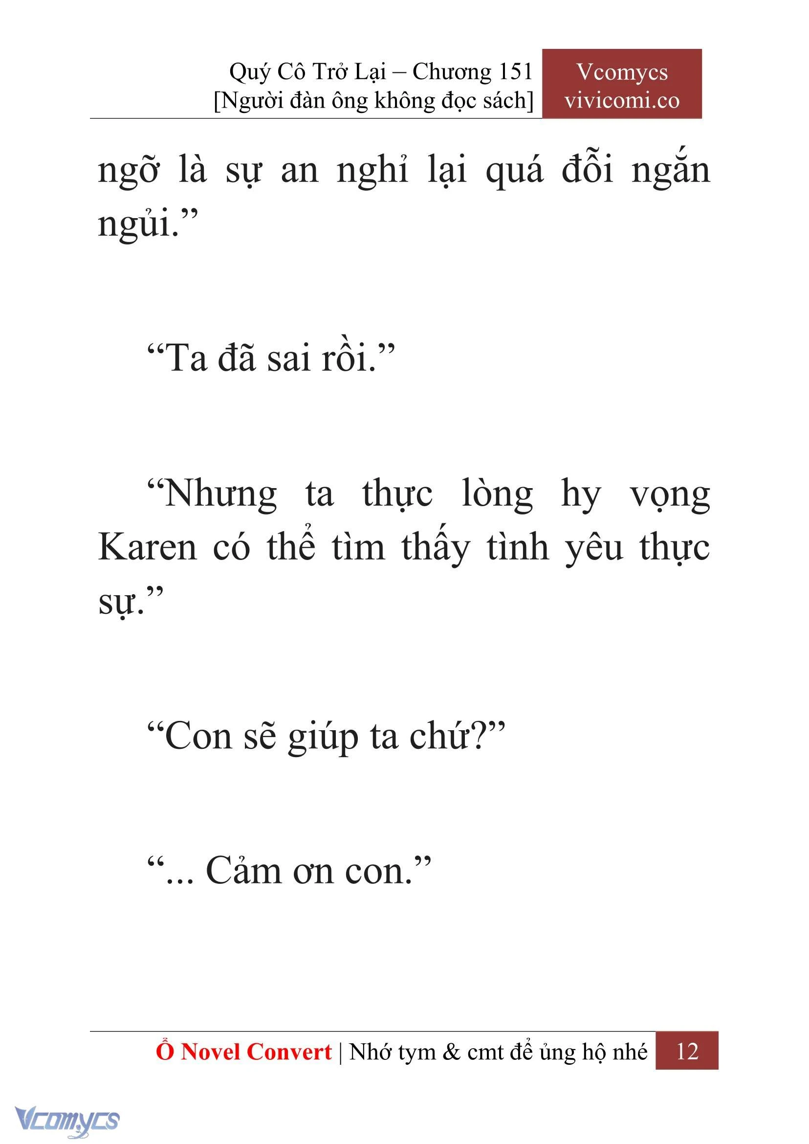 [Novel] Quý Cô Trở Lại Chapter  151 - 14