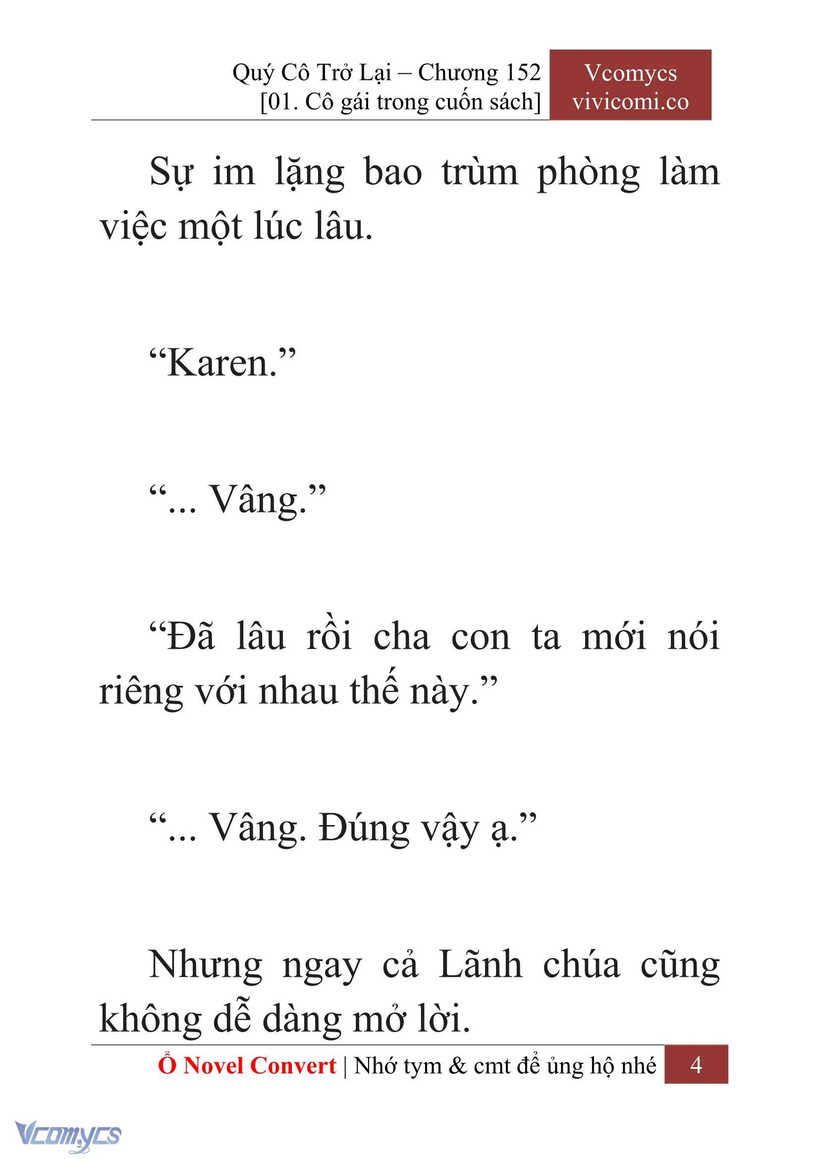 [Novel] Quý Cô Trở Lại Chapter  152 - 6