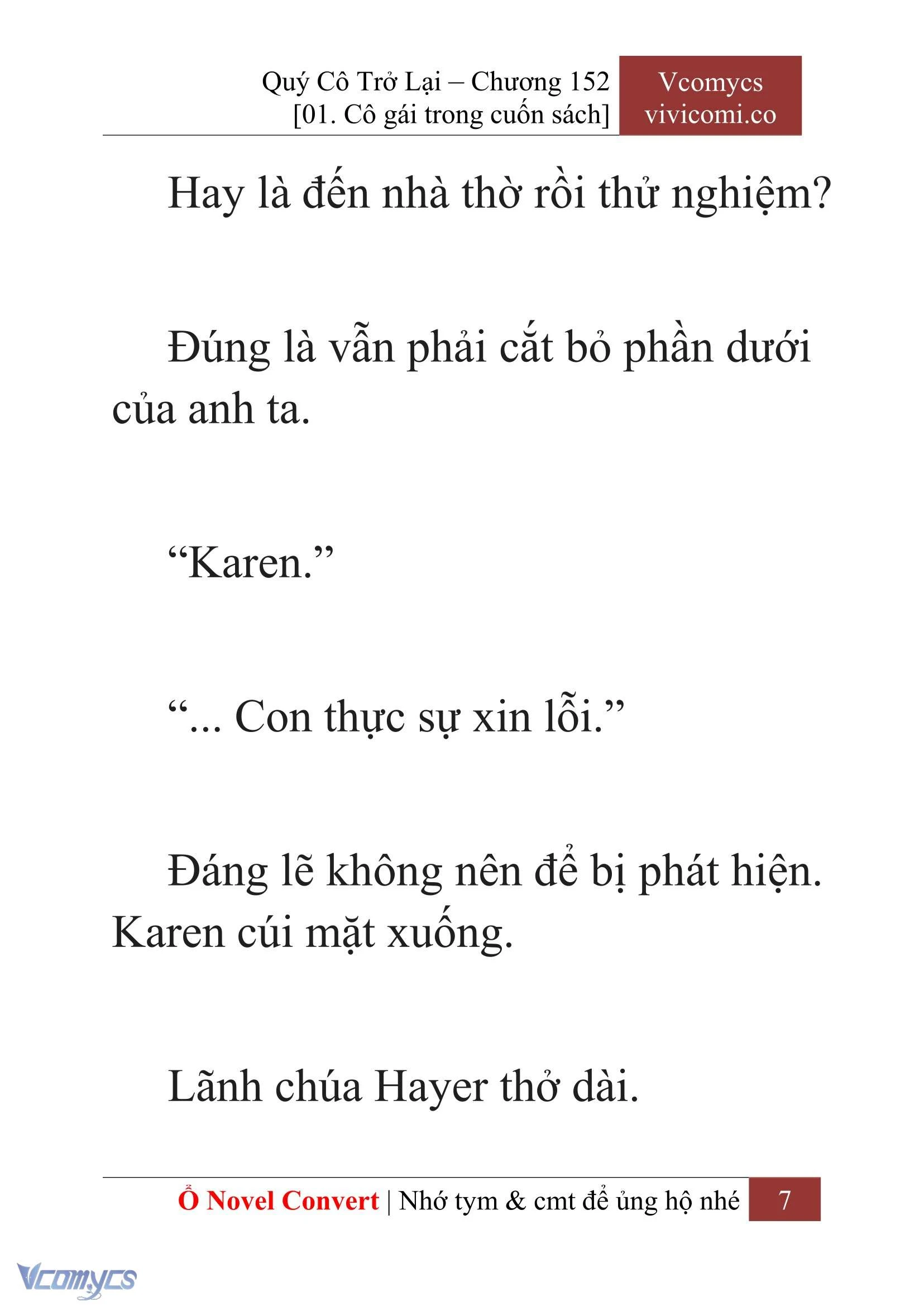 [Novel] Quý Cô Trở Lại Chapter  152 - 9