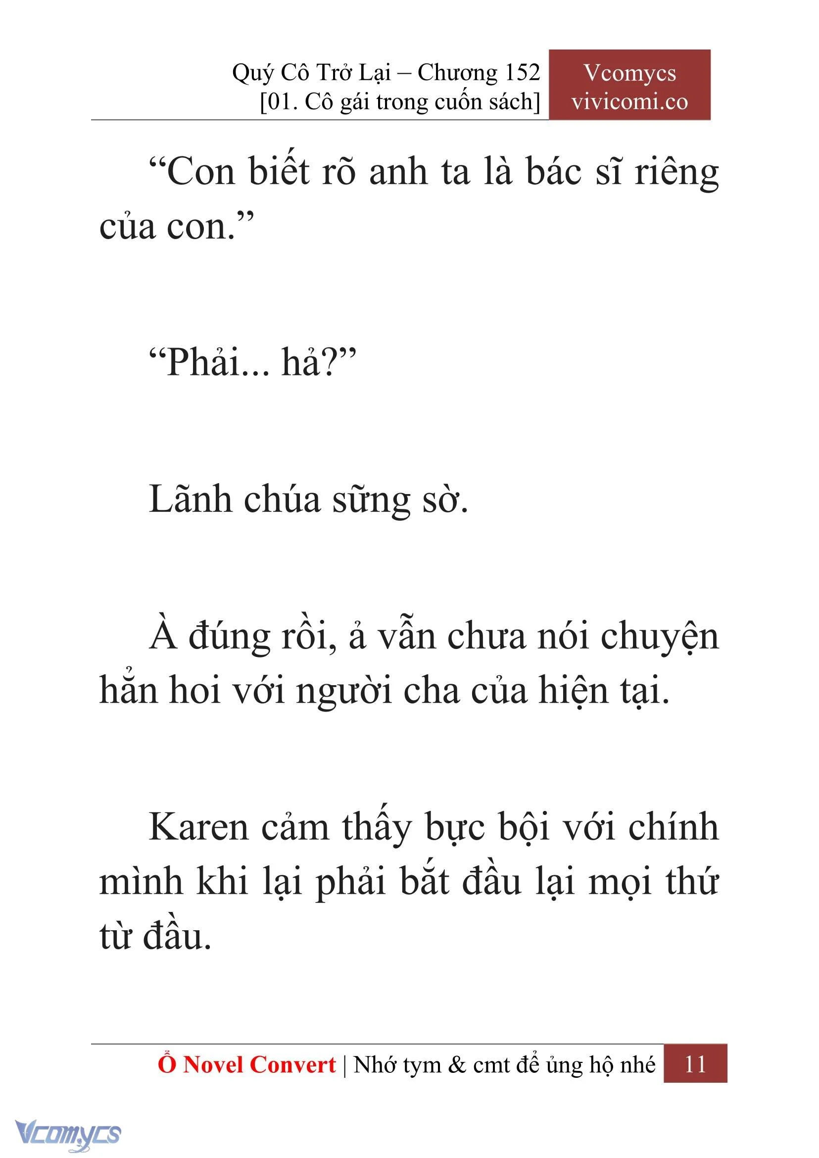 [Novel] Quý Cô Trở Lại Chapter  152 - 13