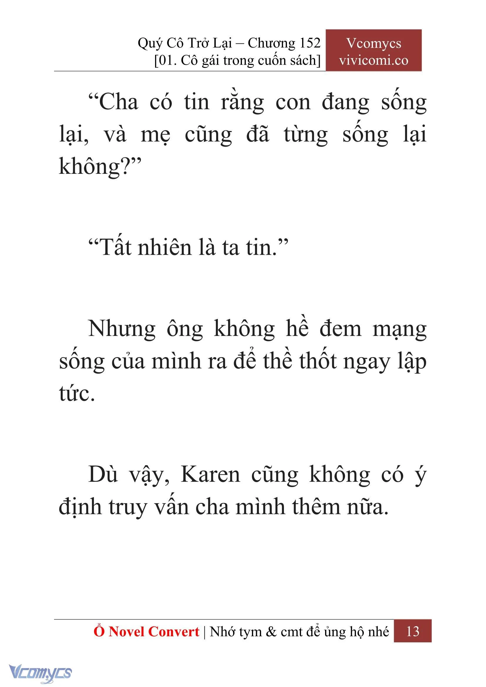 [Novel] Quý Cô Trở Lại Chapter  152 - 15