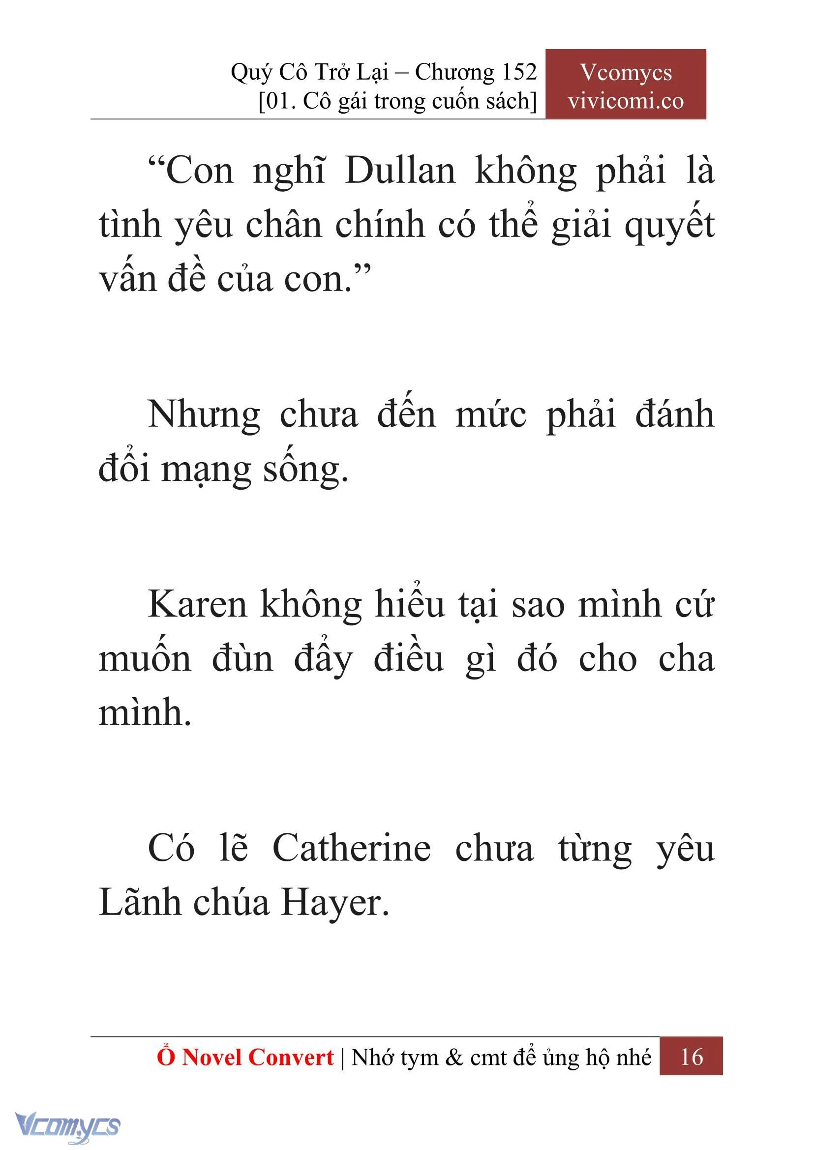 [Novel] Quý Cô Trở Lại Chapter  152 - 18