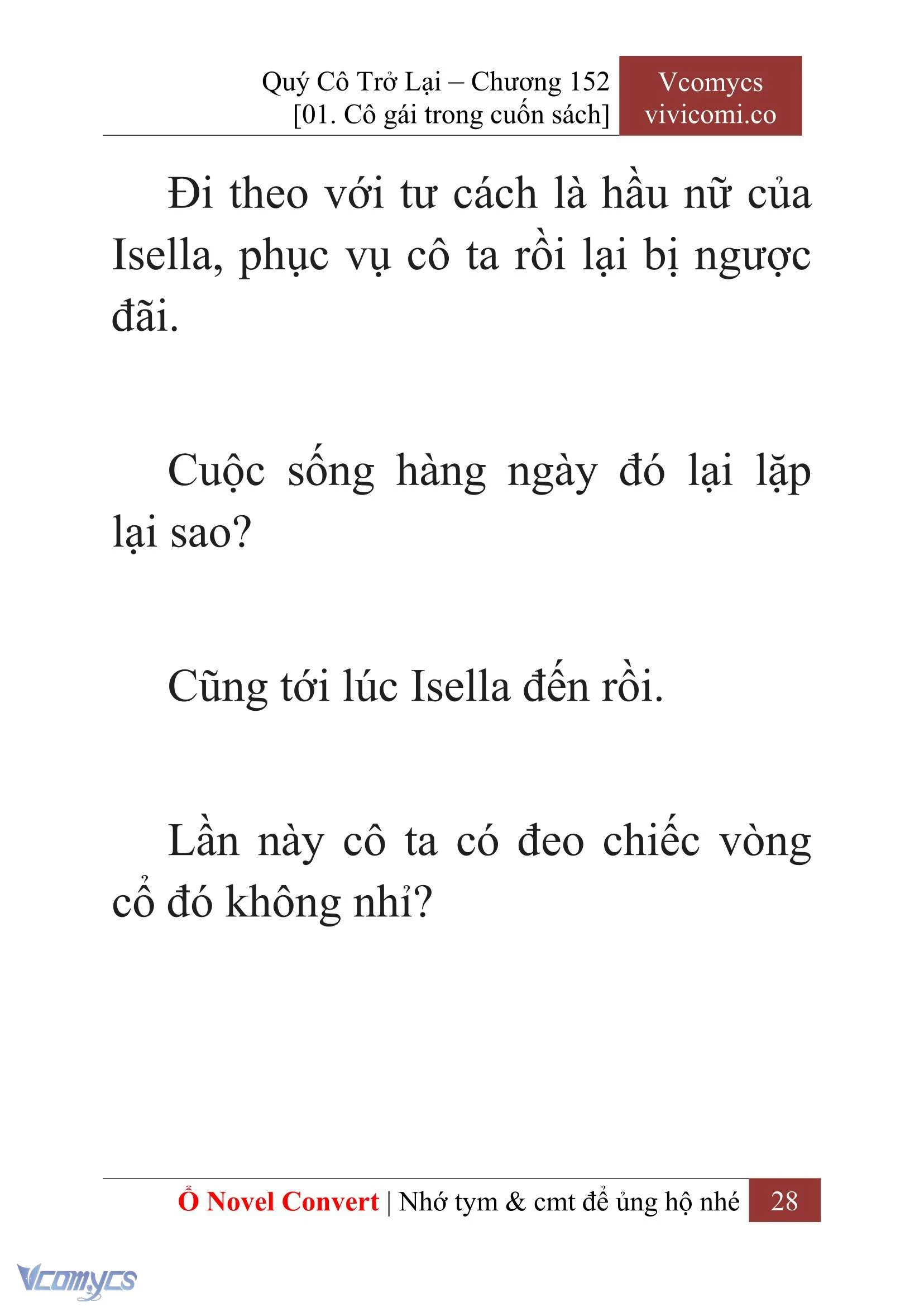 [Novel] Quý Cô Trở Lại Chapter  152 - 30