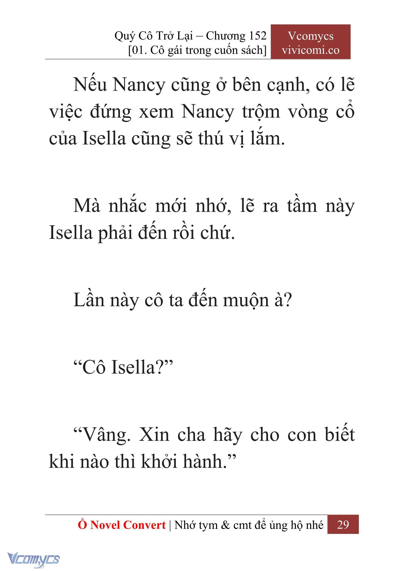[Novel] Quý Cô Trở Lại Chapter  152 - 31