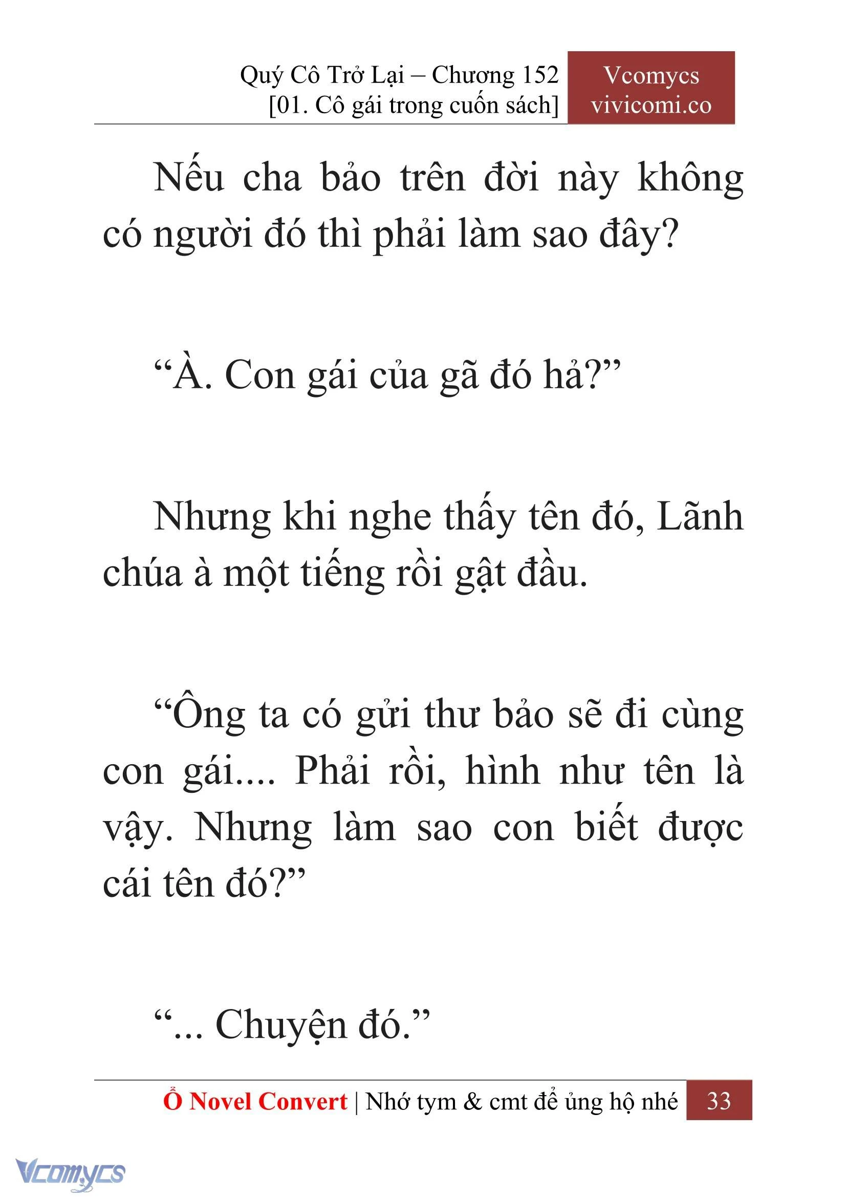 [Novel] Quý Cô Trở Lại Chapter  152 - 35