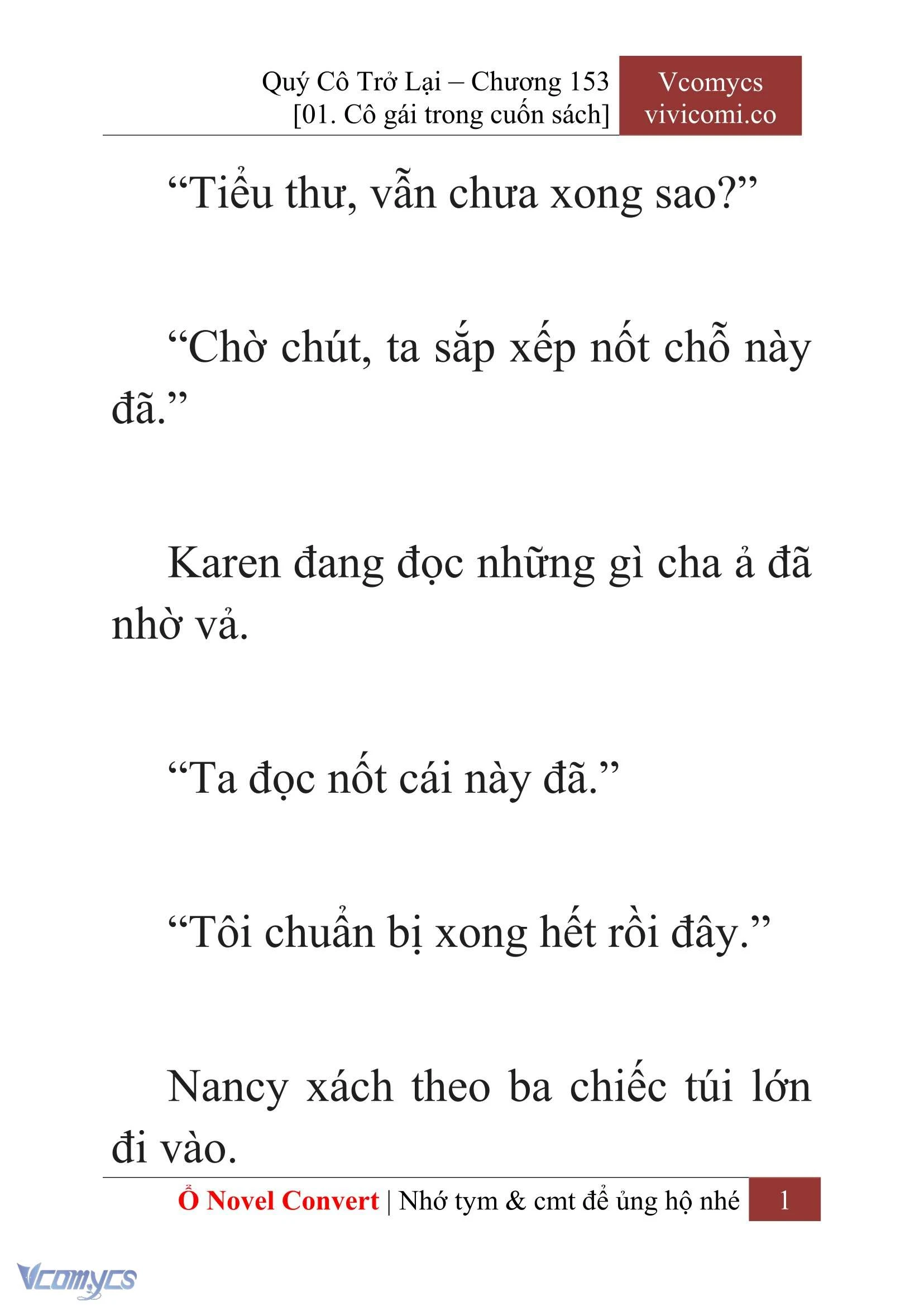 [Novel] Quý Cô Trở Lại Chapter  153 - 3