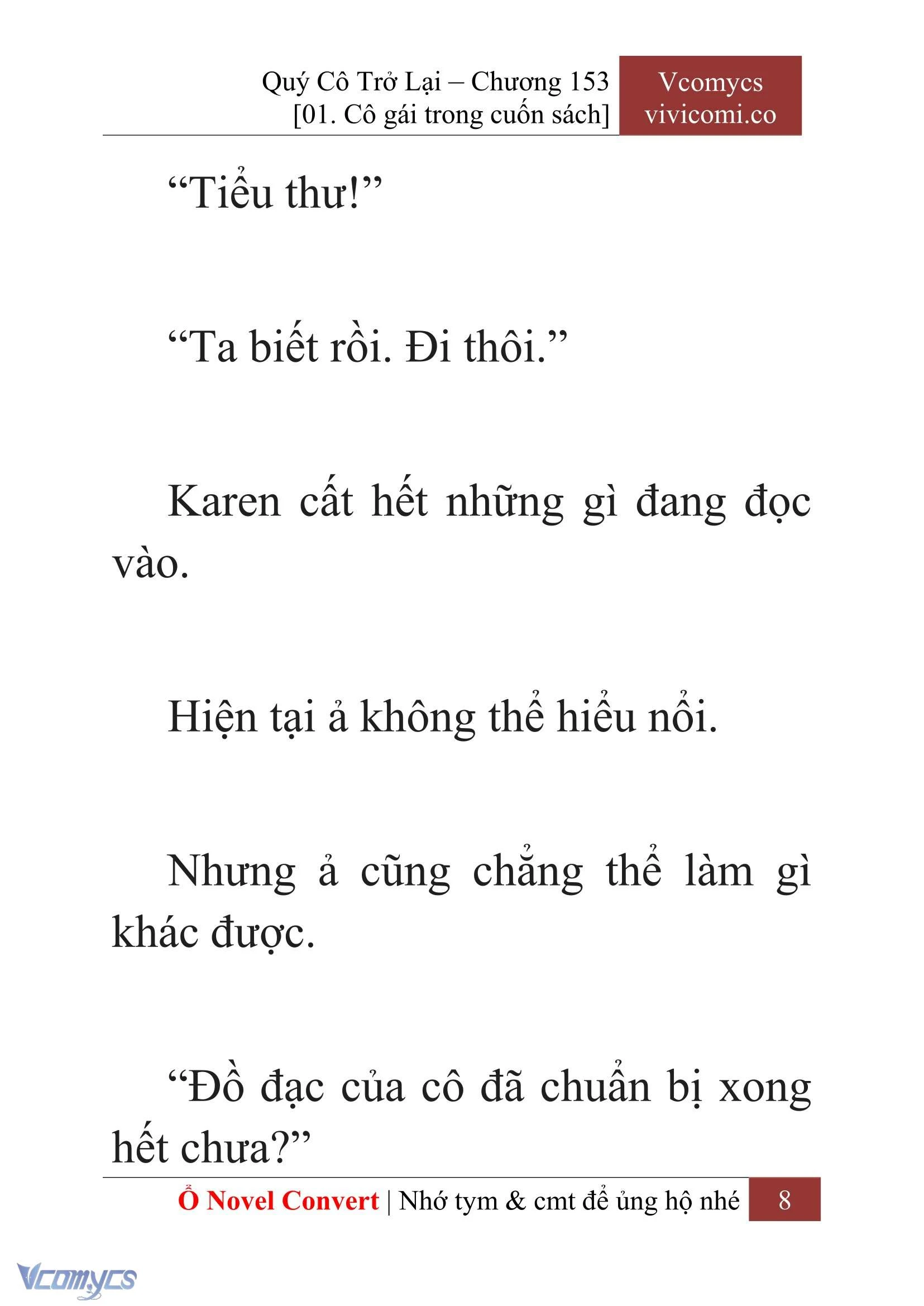 [Novel] Quý Cô Trở Lại Chapter  153 - 10