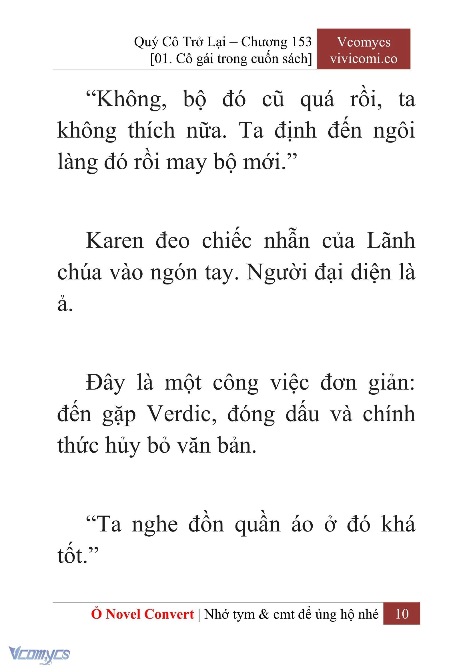 [Novel] Quý Cô Trở Lại Chapter  153 - 12