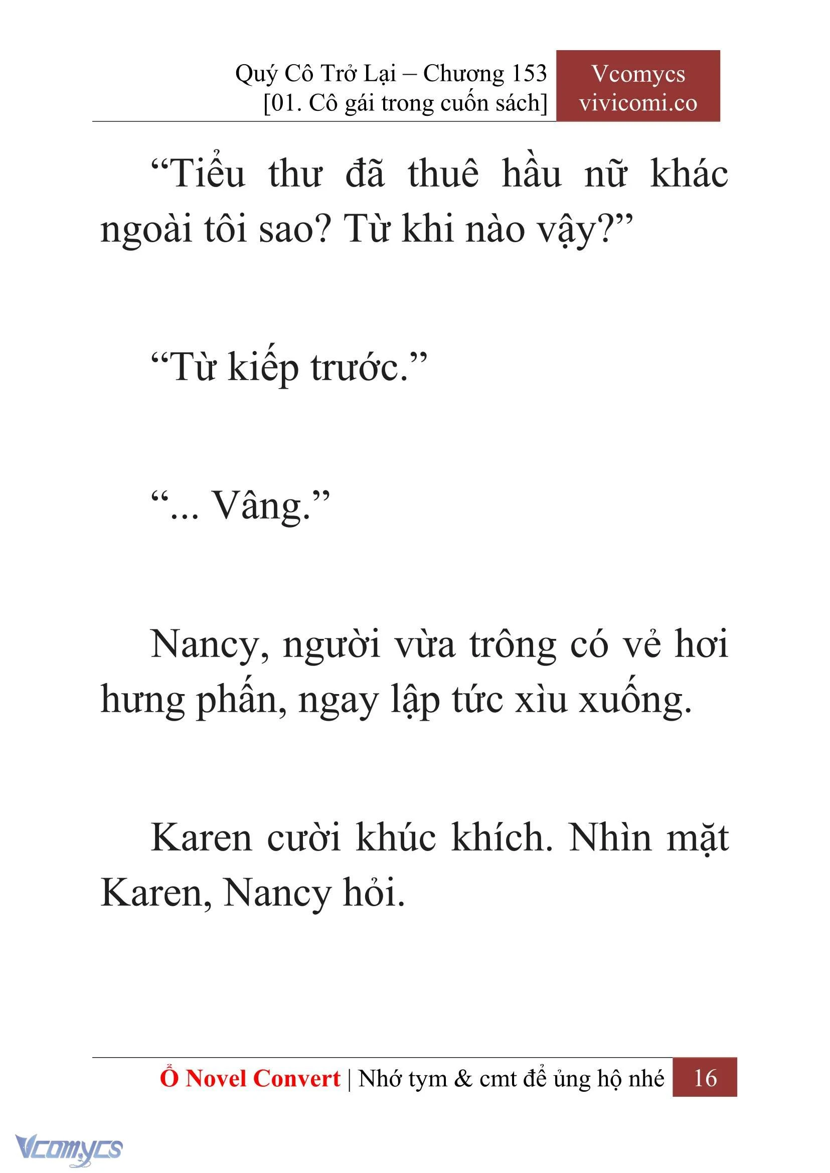 [Novel] Quý Cô Trở Lại Chapter  153 - 18