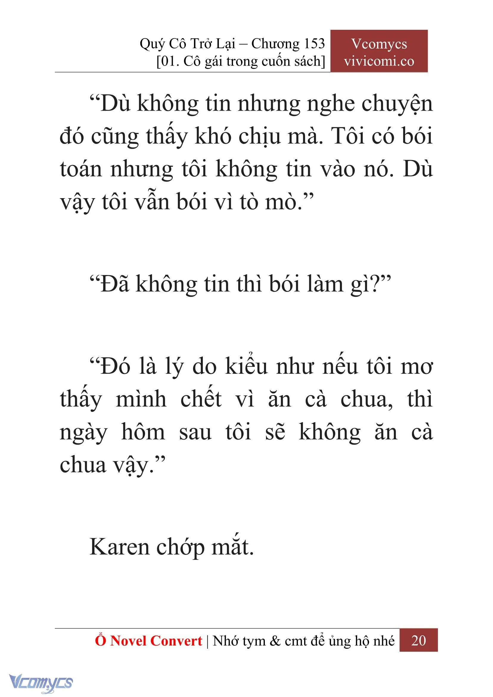 [Novel] Quý Cô Trở Lại Chapter  153 - 22