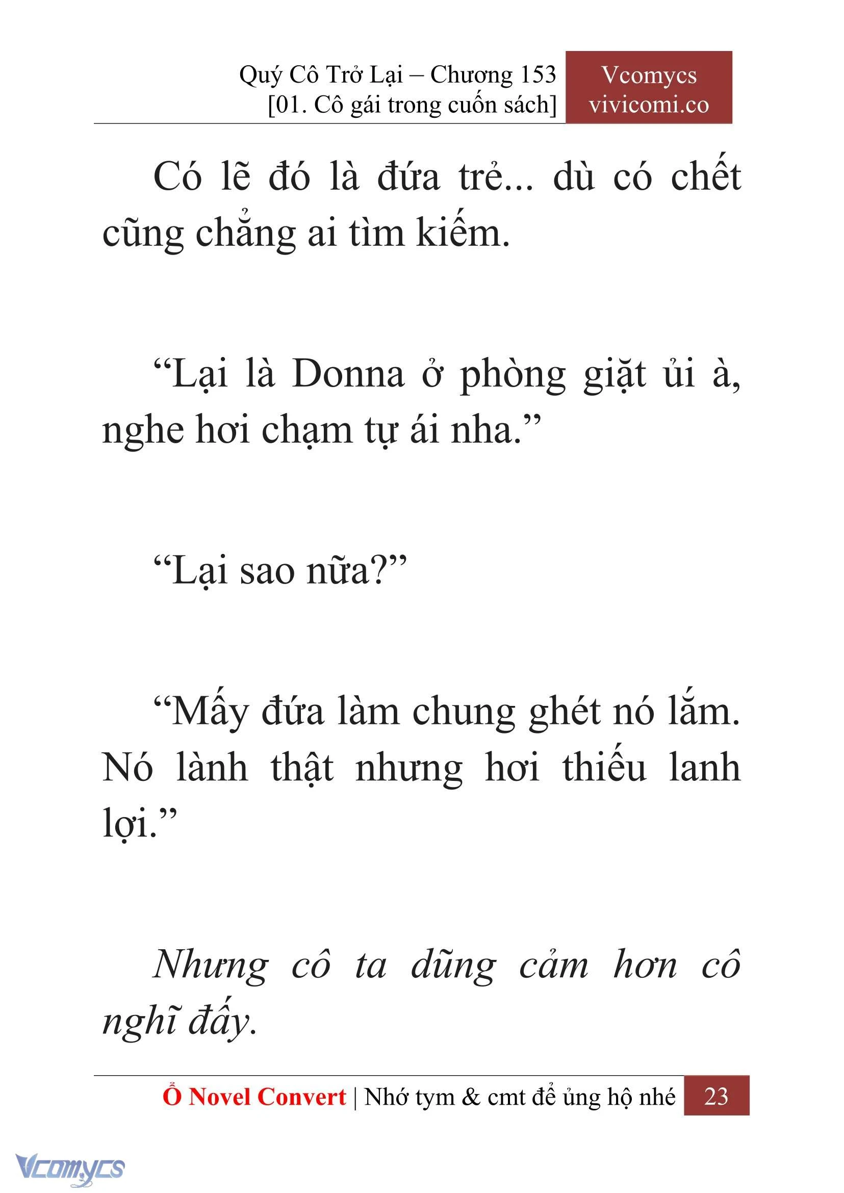 [Novel] Quý Cô Trở Lại Chapter  153 - 25