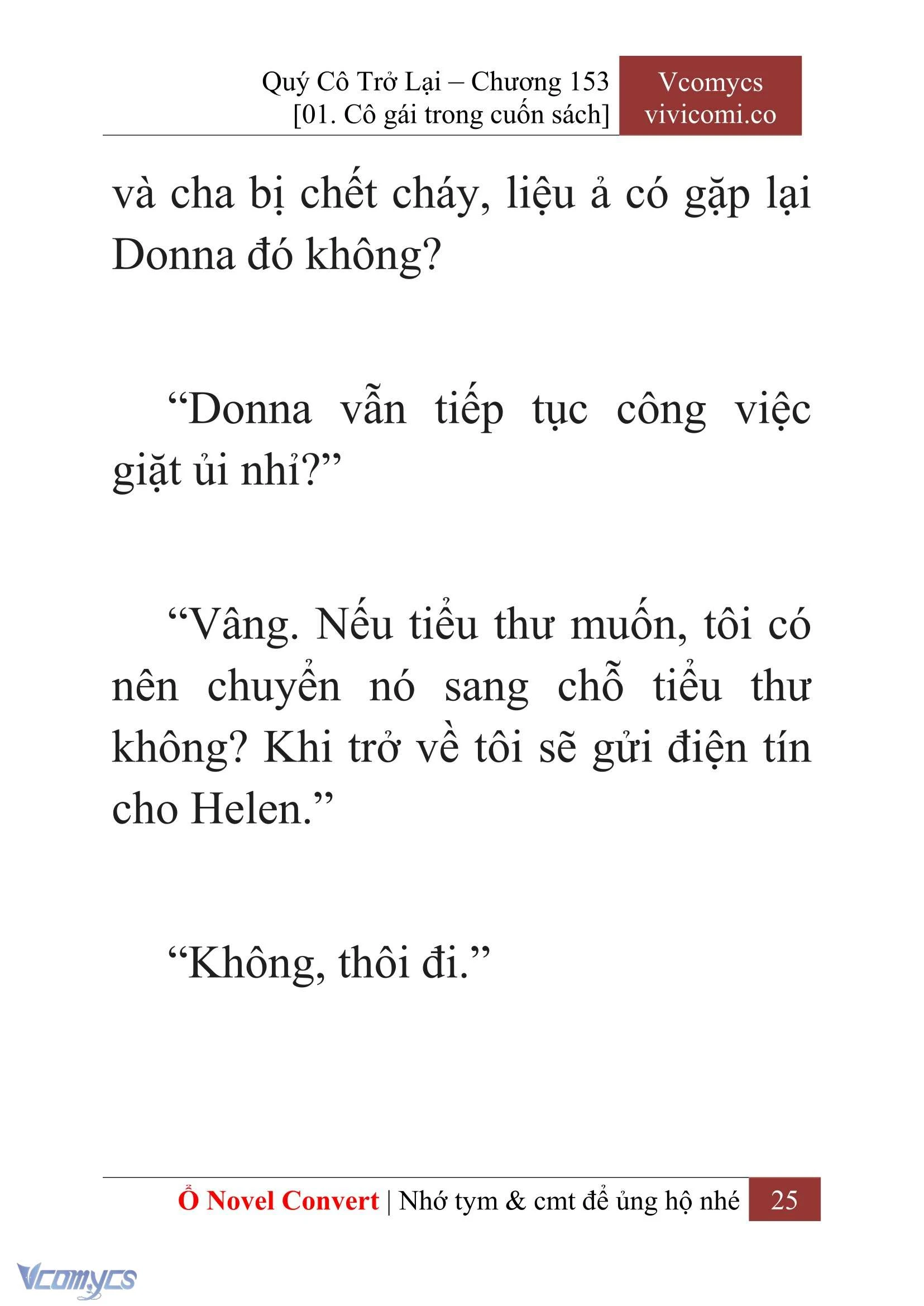 [Novel] Quý Cô Trở Lại Chapter  153 - 27