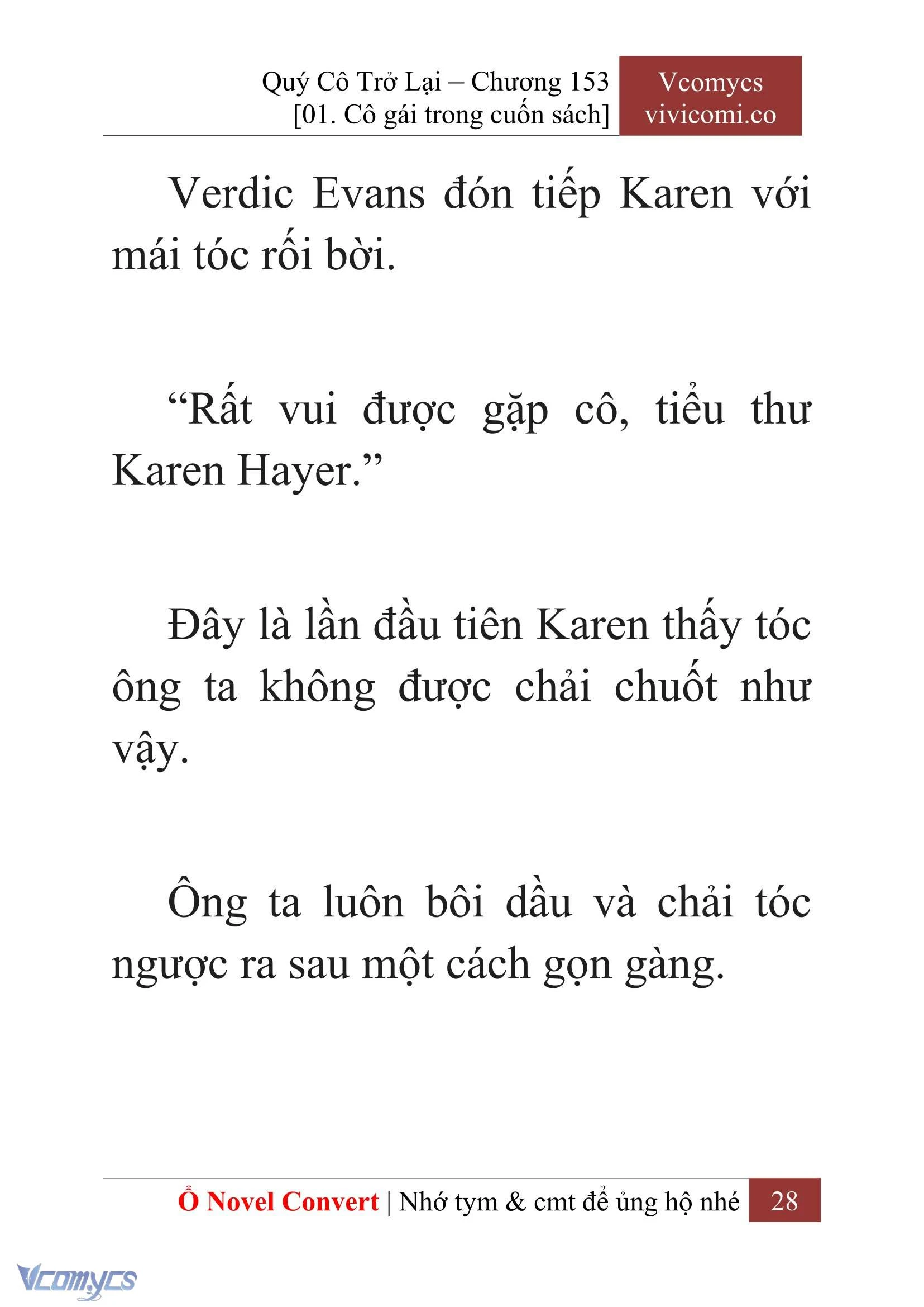 [Novel] Quý Cô Trở Lại Chapter  153 - 30