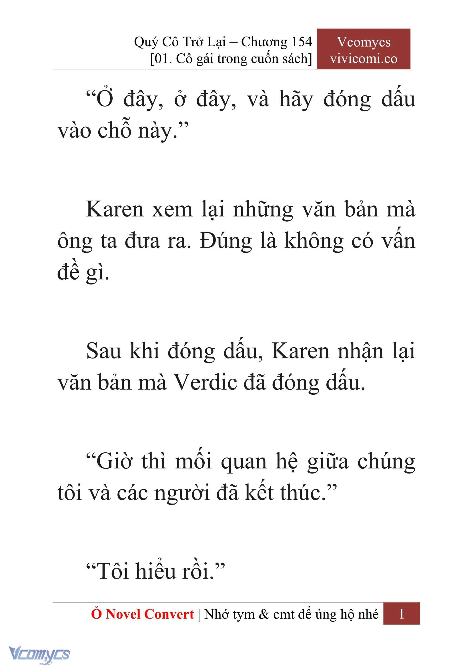 [Novel] Quý Cô Trở Lại Chapter  154 - 3