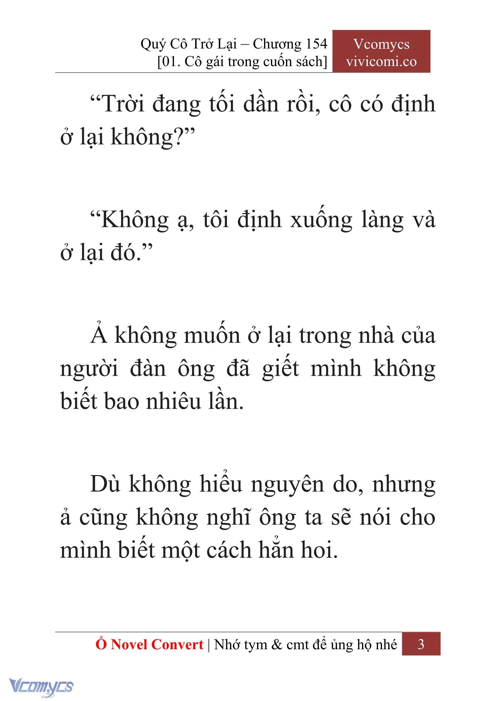 [Novel] Quý Cô Trở Lại Chapter  154 - 5