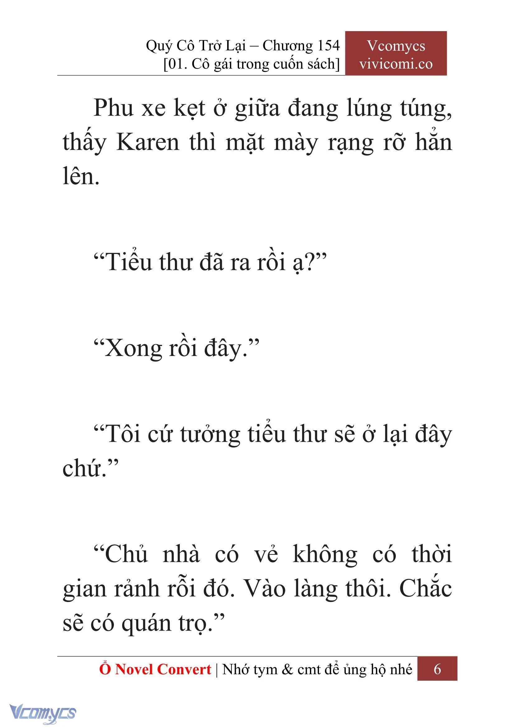 [Novel] Quý Cô Trở Lại Chapter  154 - 8