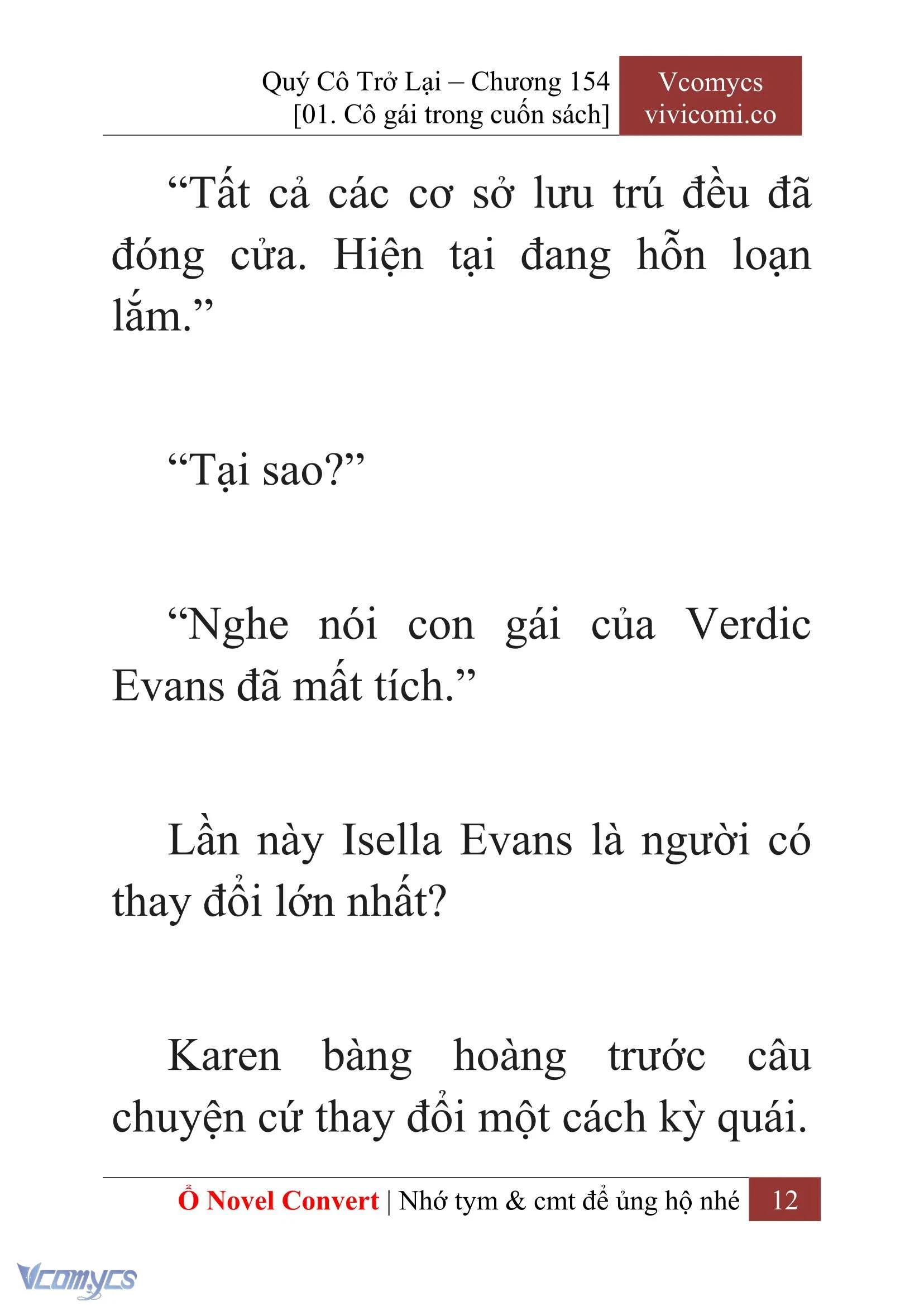 [Novel] Quý Cô Trở Lại Chapter  154 - 14