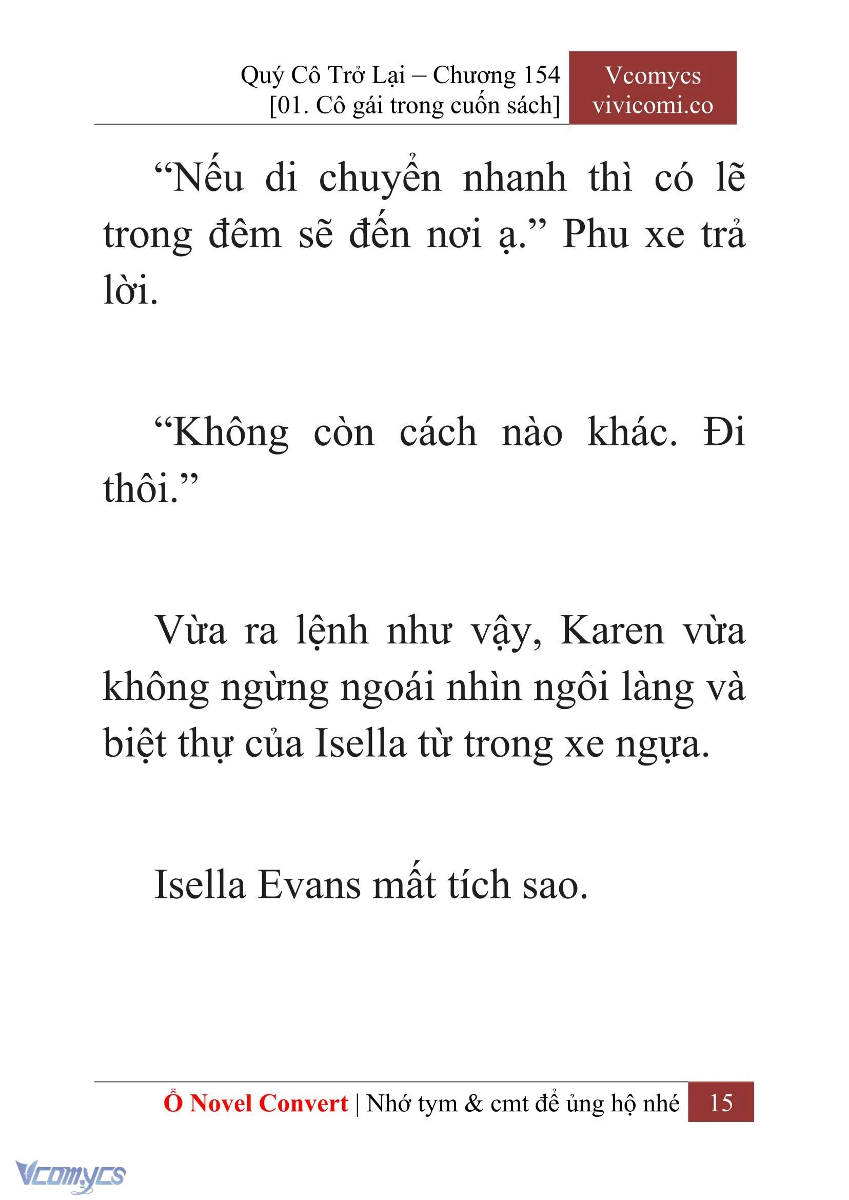 [Novel] Quý Cô Trở Lại Chapter  154 - 17