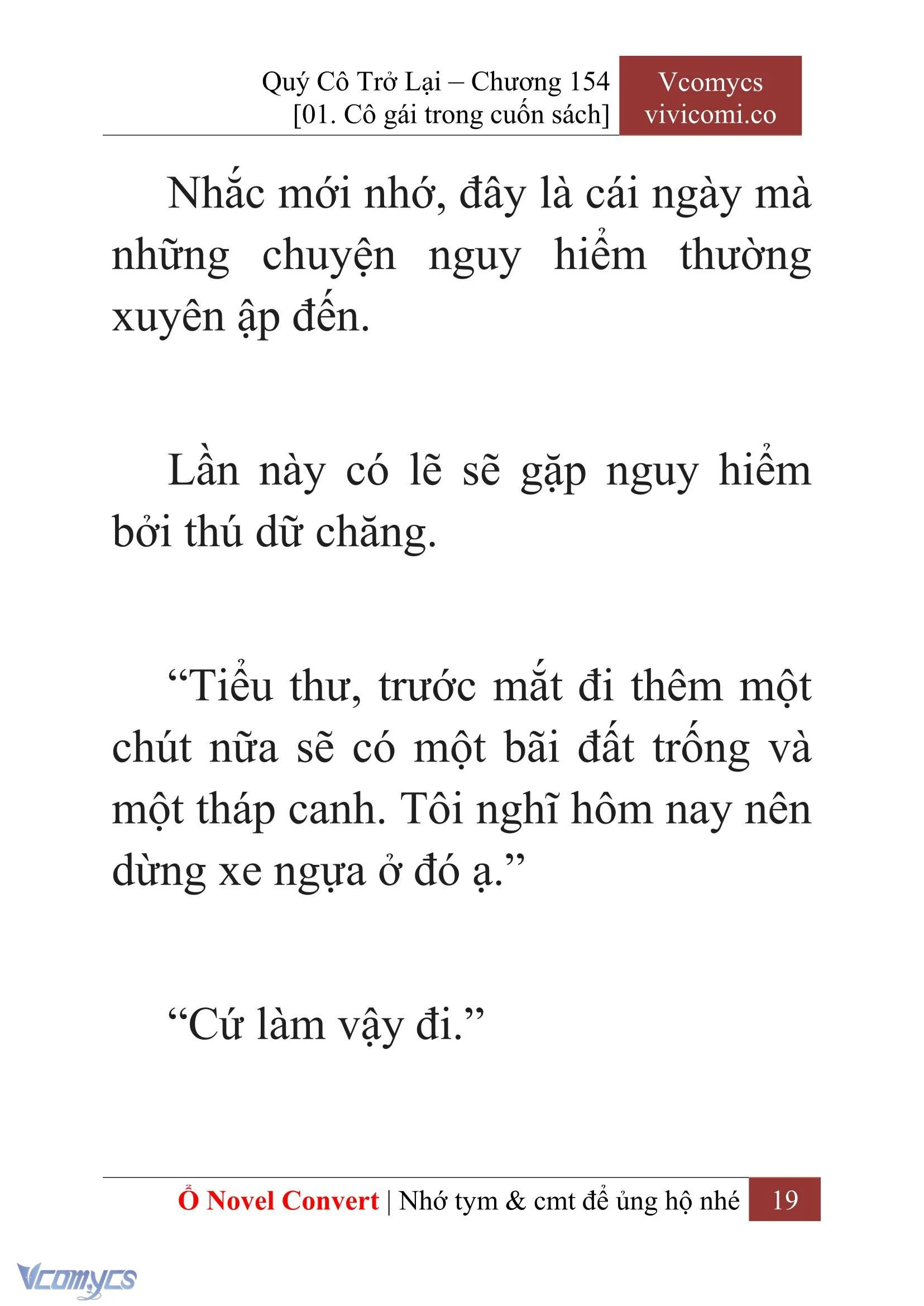 [Novel] Quý Cô Trở Lại Chapter  154 - 21