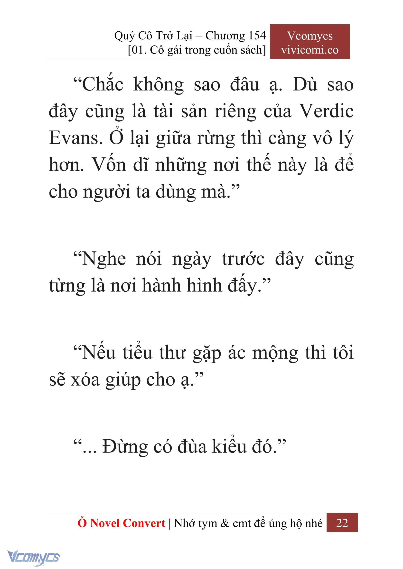 [Novel] Quý Cô Trở Lại Chapter  154 - 24