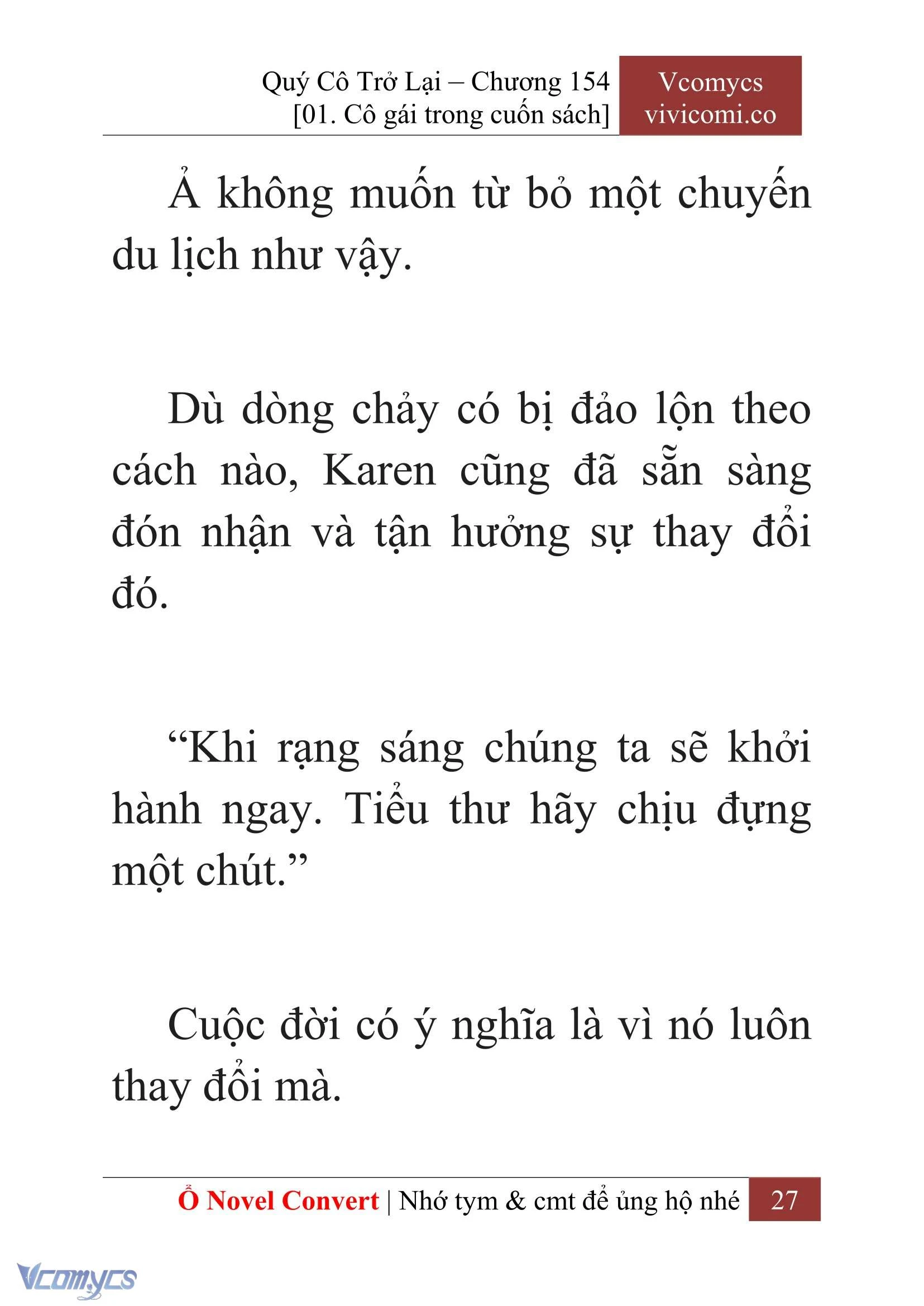 [Novel] Quý Cô Trở Lại Chapter  154 - 29
