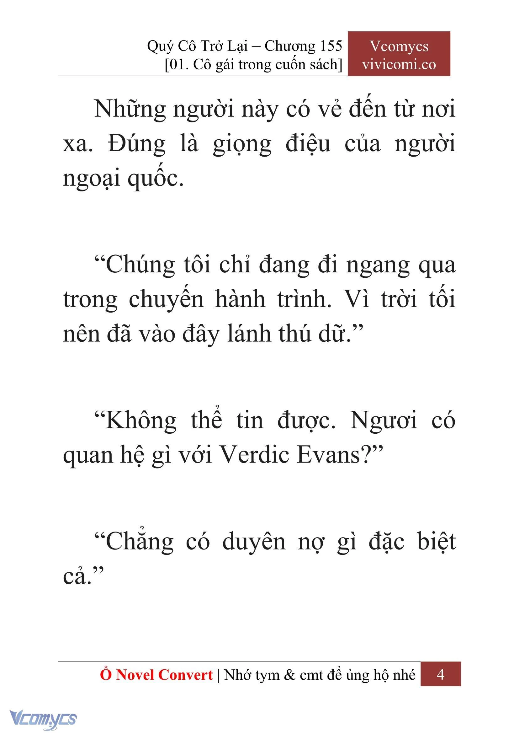 [Novel] Quý Cô Trở Lại Chapter  155 - 6