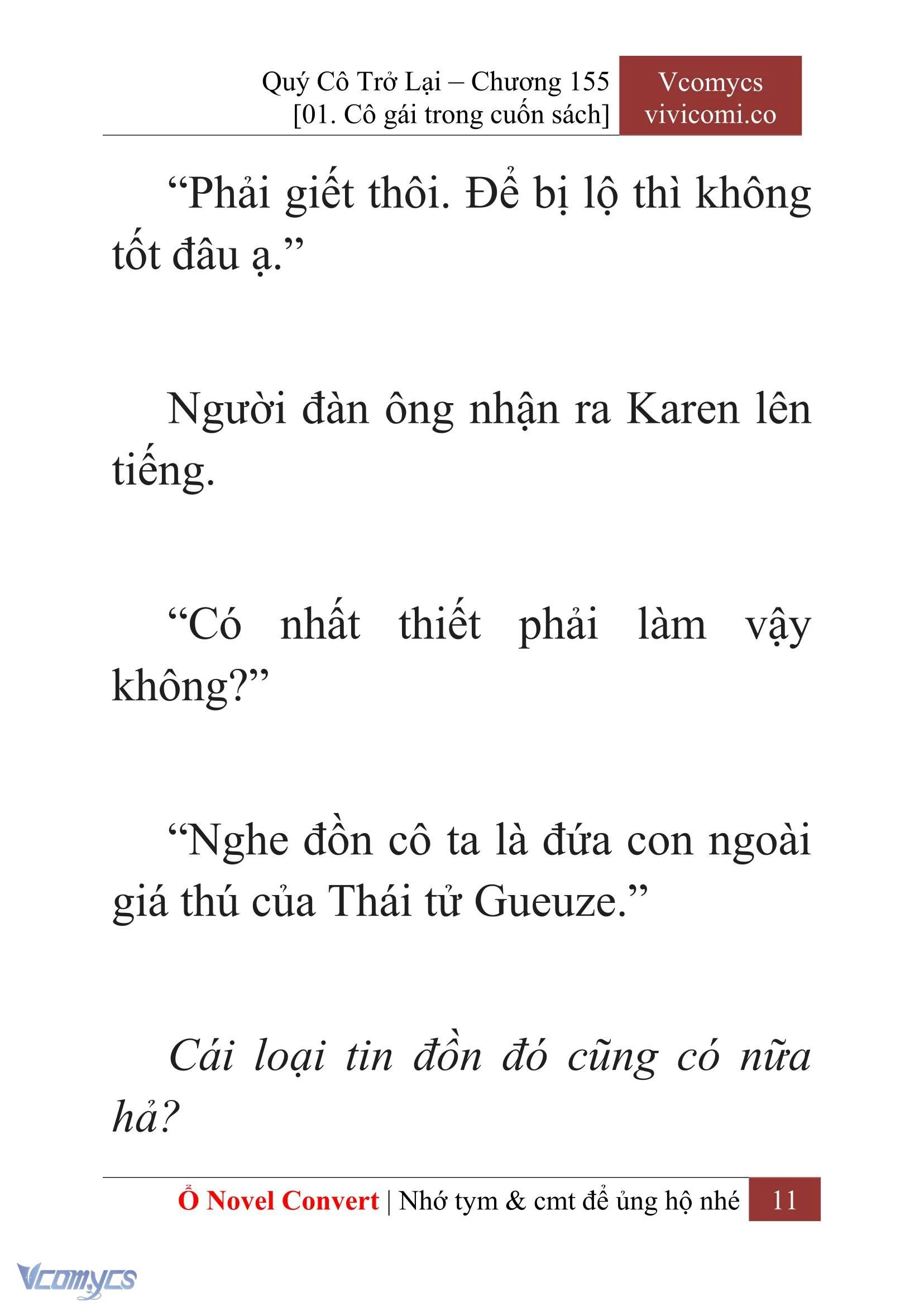 [Novel] Quý Cô Trở Lại Chapter  155 - 13