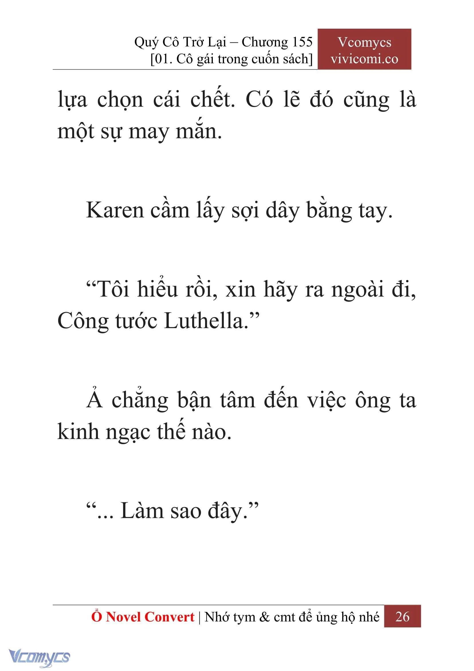 [Novel] Quý Cô Trở Lại Chapter  155 - 28