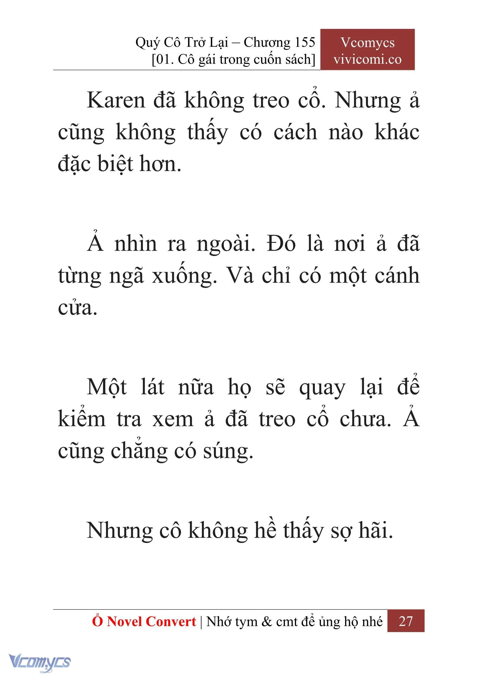 [Novel] Quý Cô Trở Lại Chapter  155 - 29