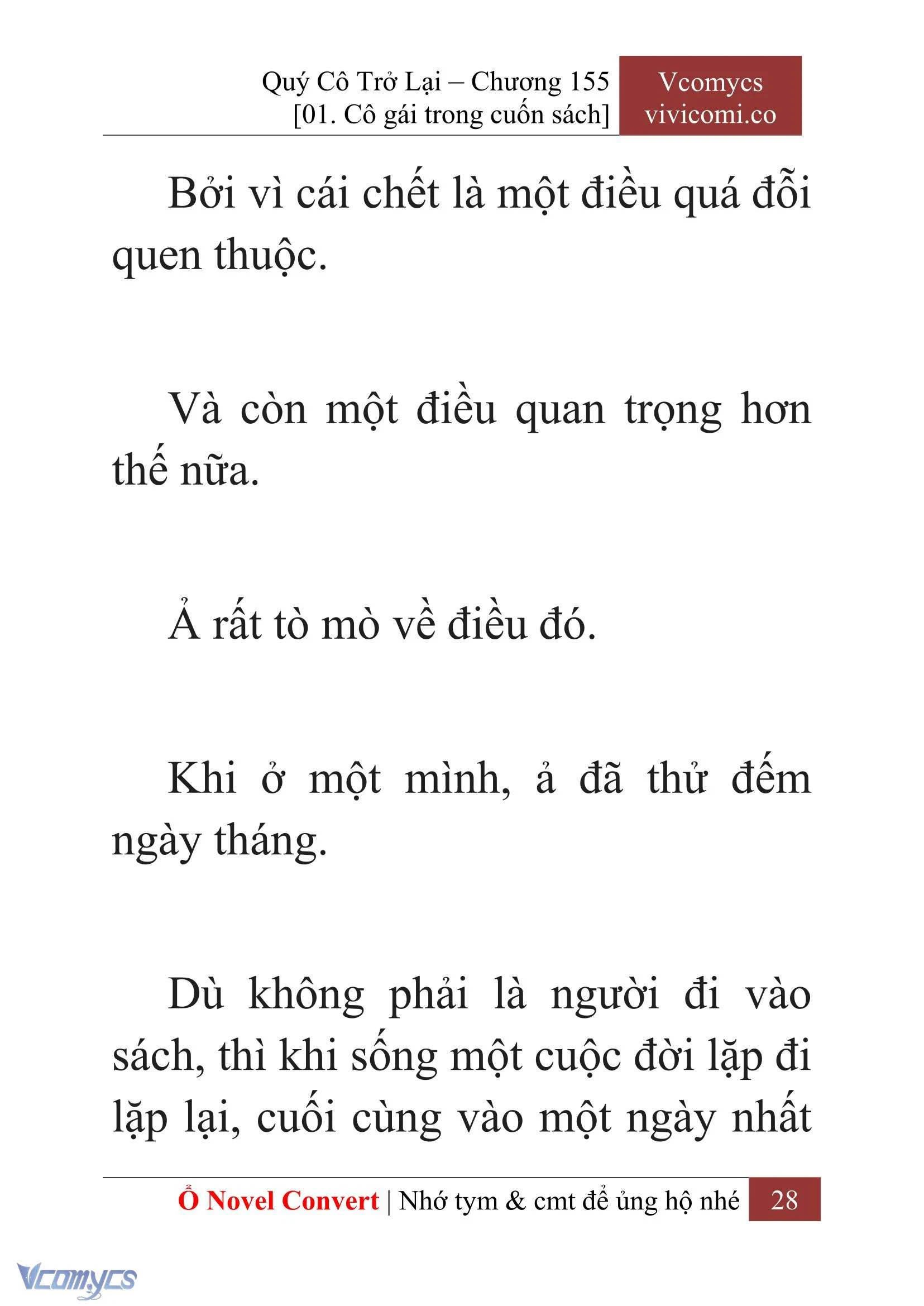[Novel] Quý Cô Trở Lại Chapter  155 - 30