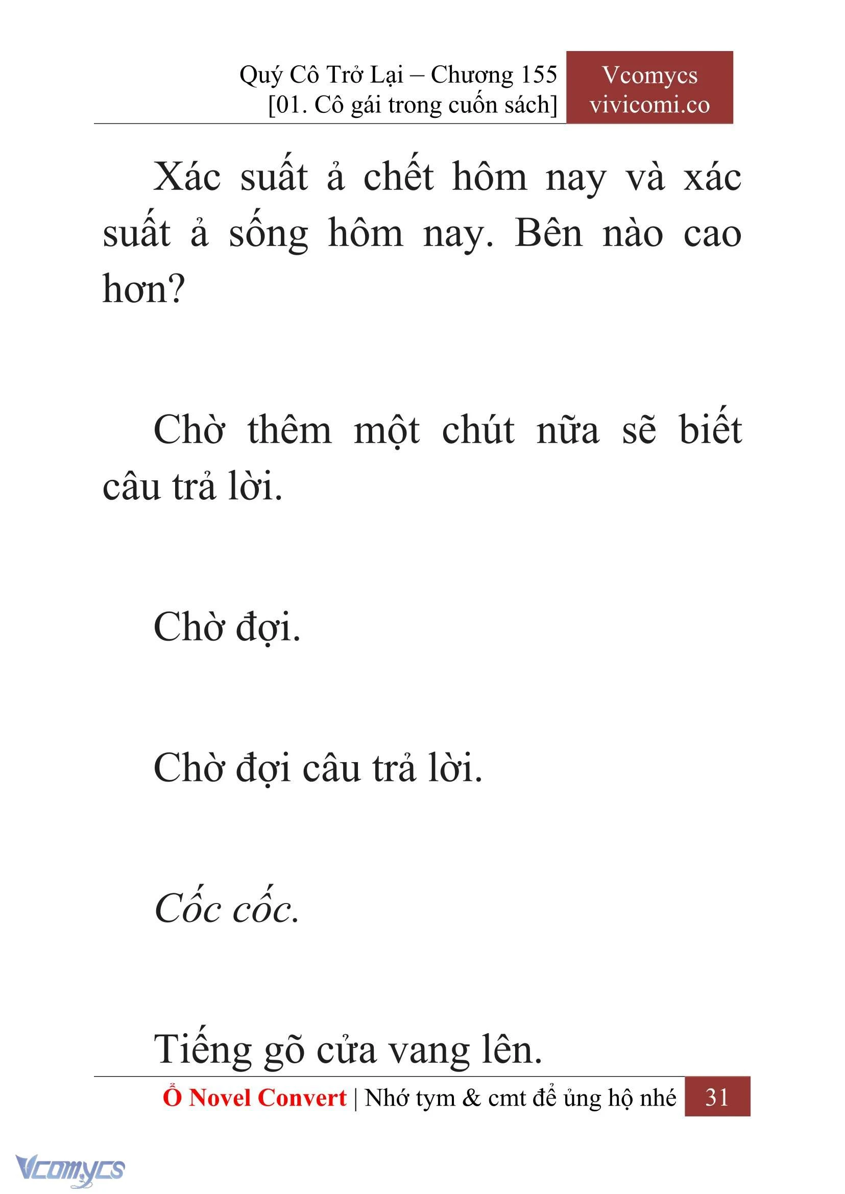 [Novel] Quý Cô Trở Lại Chapter  155 - 33