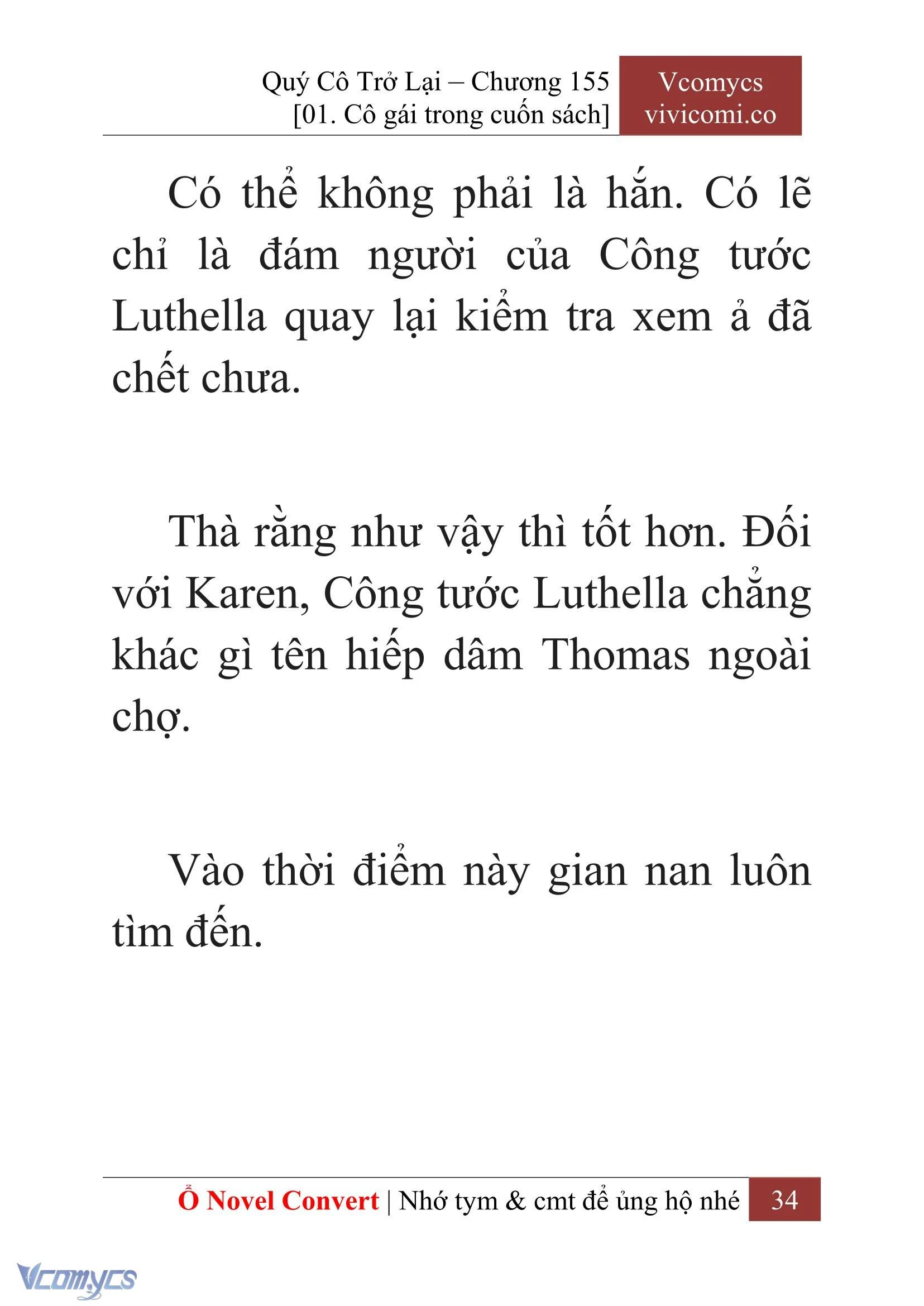 [Novel] Quý Cô Trở Lại Chapter  155 - 36