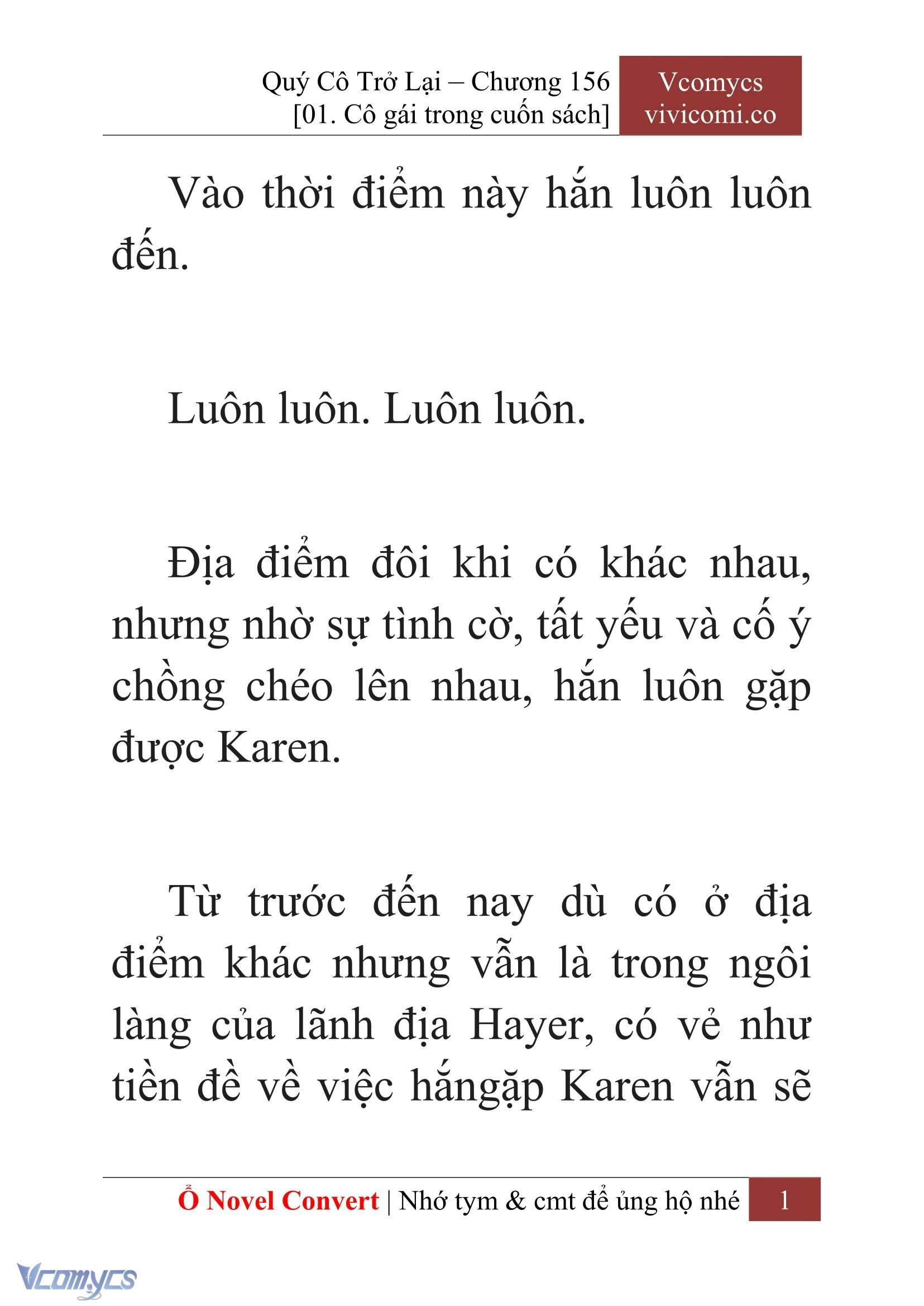 [Novel] Quý Cô Trở Lại Chapter  156 - 3