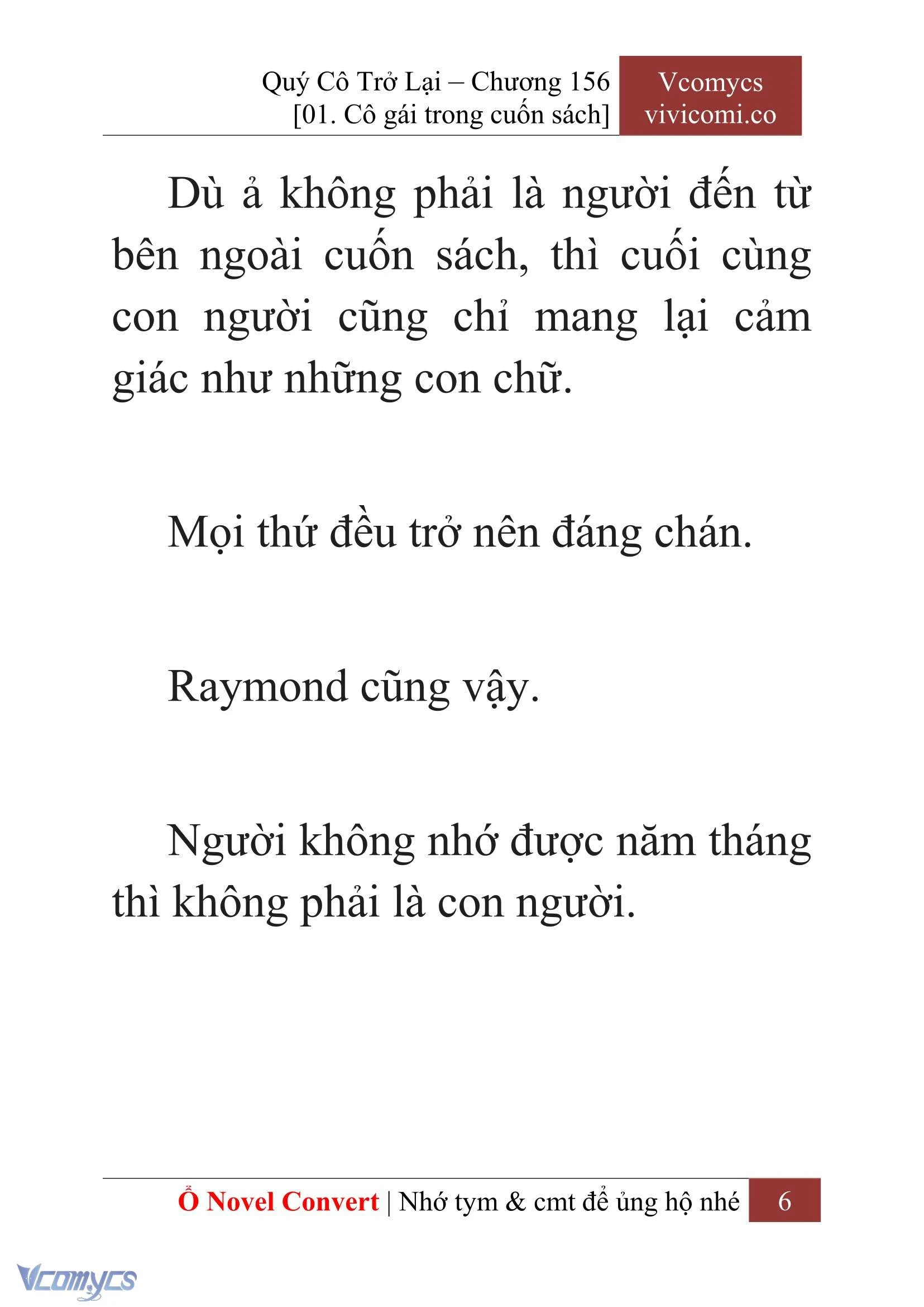 [Novel] Quý Cô Trở Lại Chapter  156 - 8