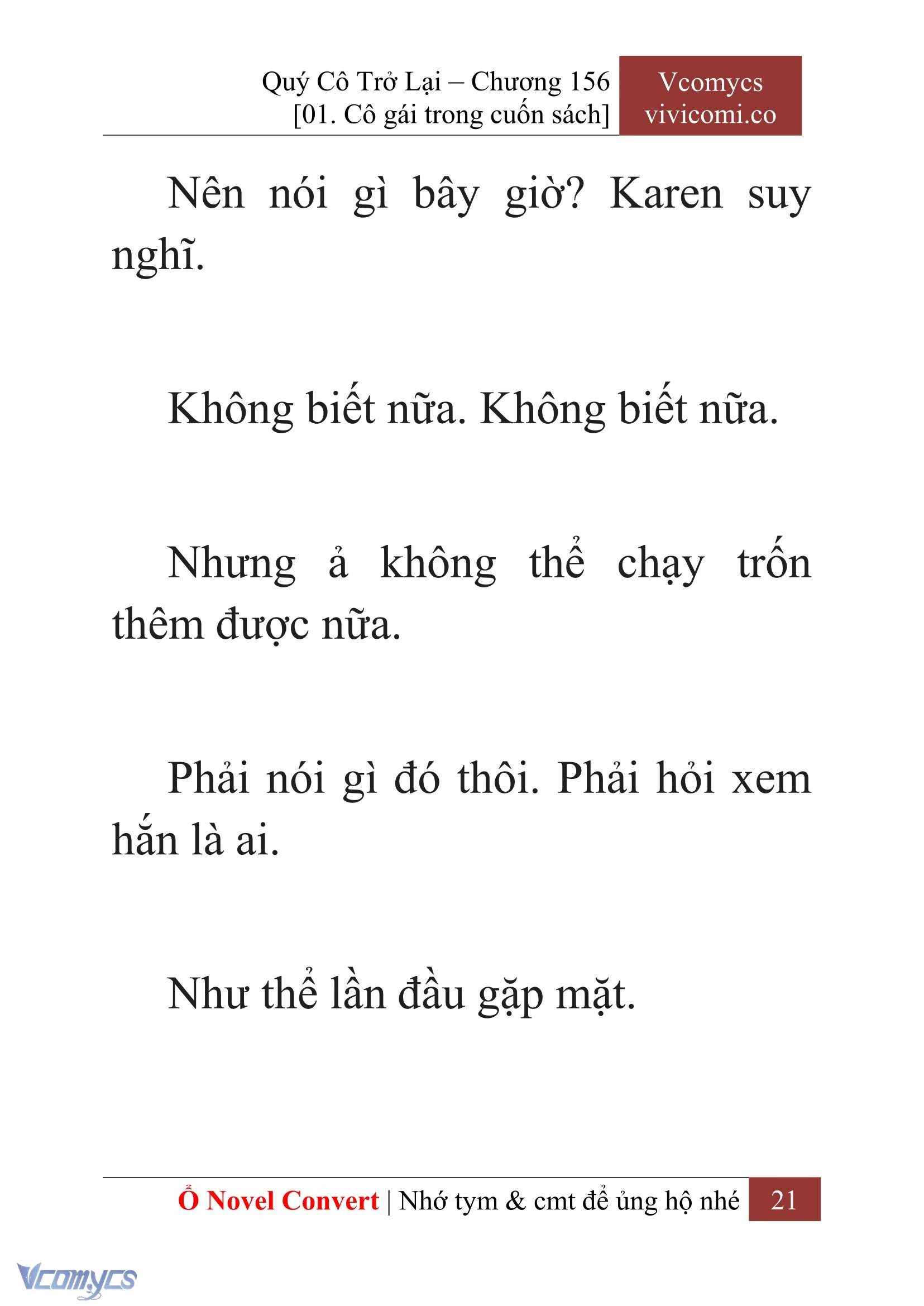 [Novel] Quý Cô Trở Lại Chapter  156 - 23