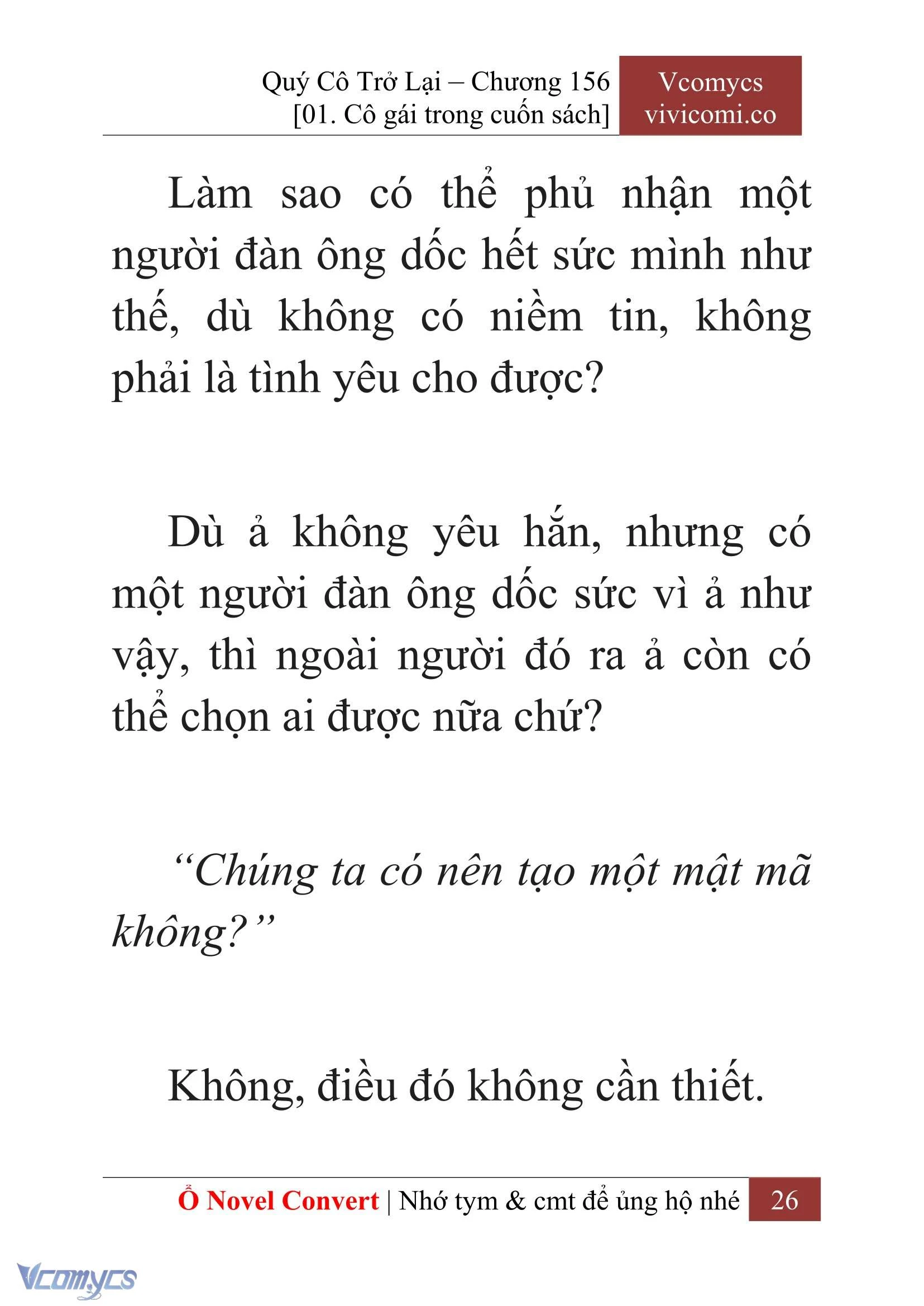 [Novel] Quý Cô Trở Lại Chapter  156 - 28