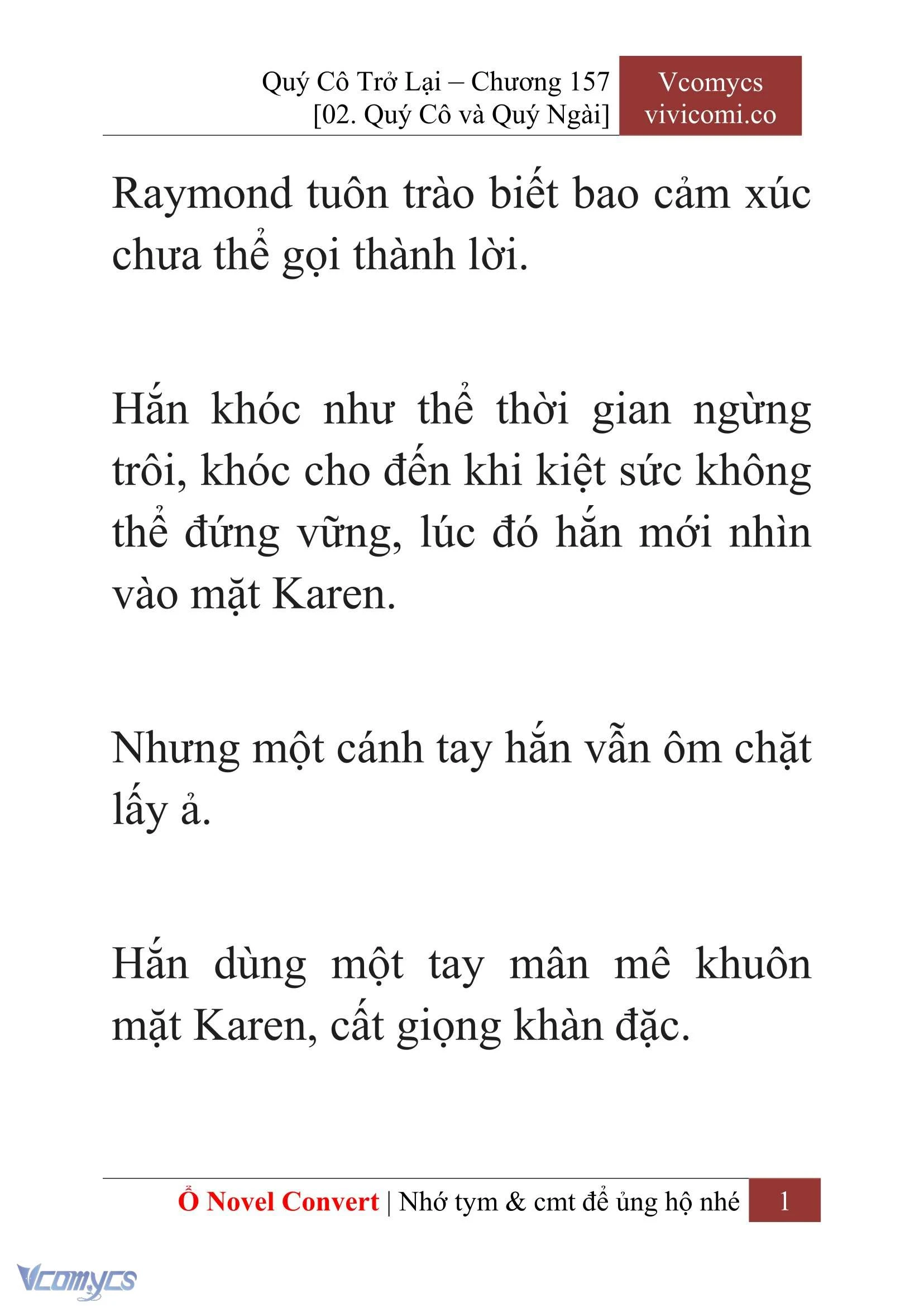 [Novel] Quý Cô Trở Lại Chapter  157 - 3