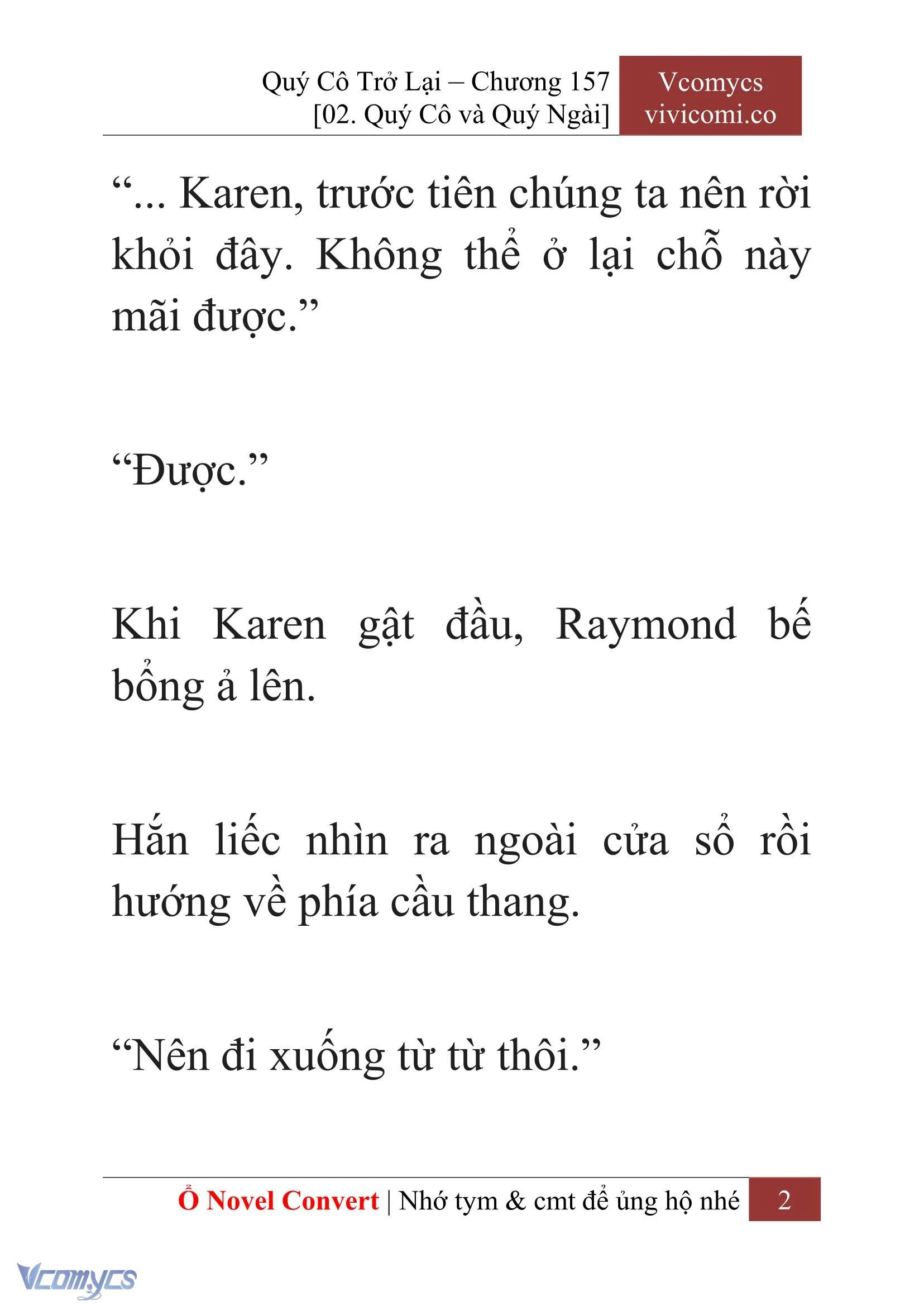 [Novel] Quý Cô Trở Lại Chapter  157 - 4